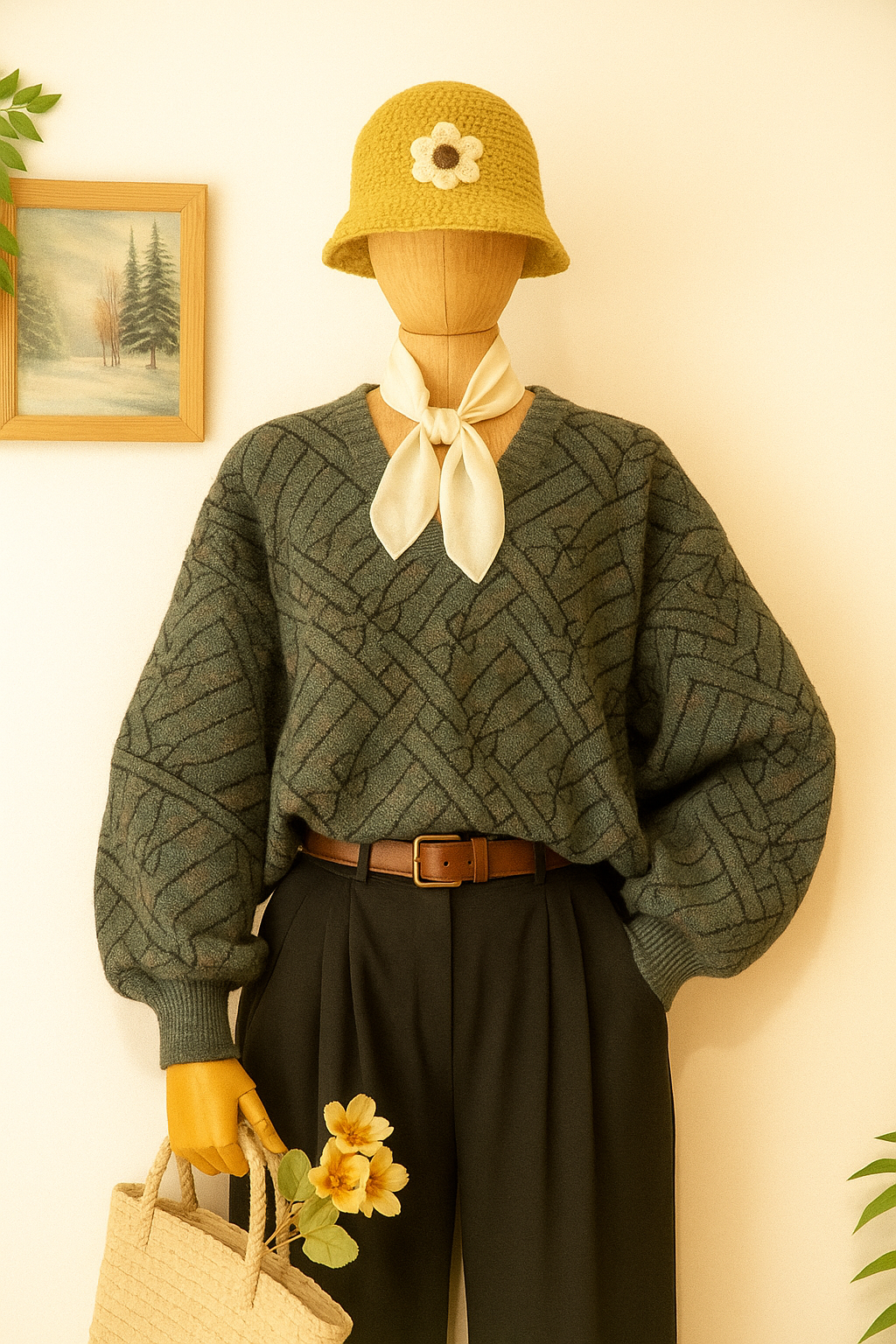 Classic 80s Wool Kazak