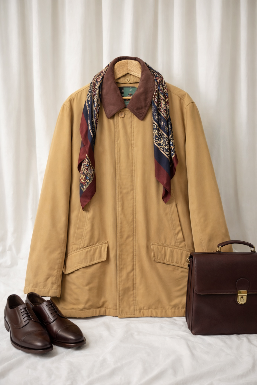 Classic Beige 90s Ceket/Coat
