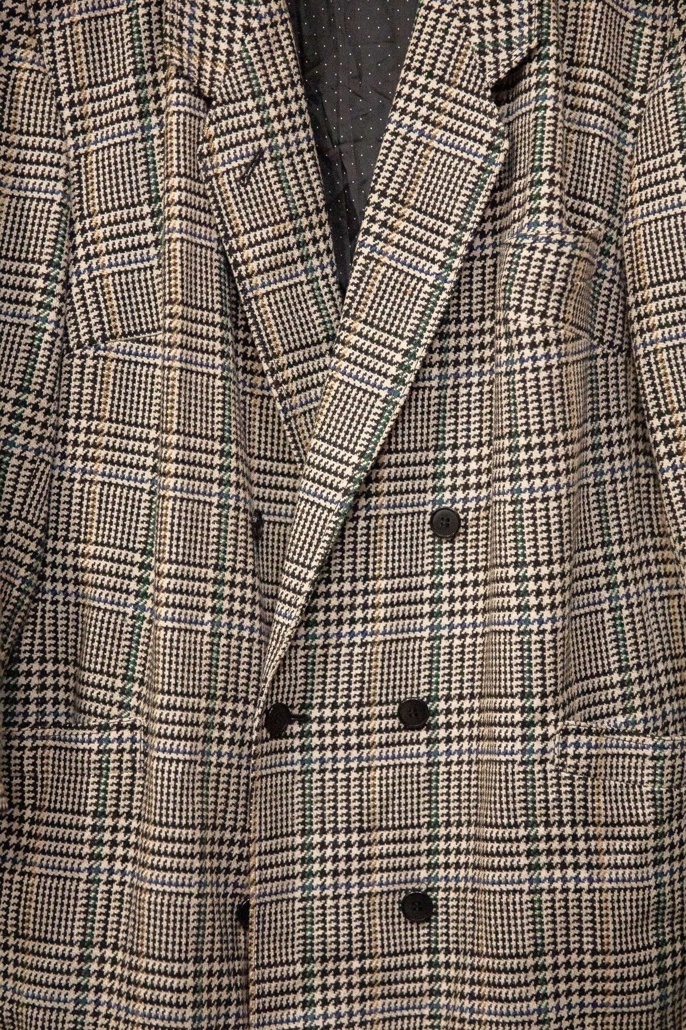 Classic Ekoseli Blazer Ceket