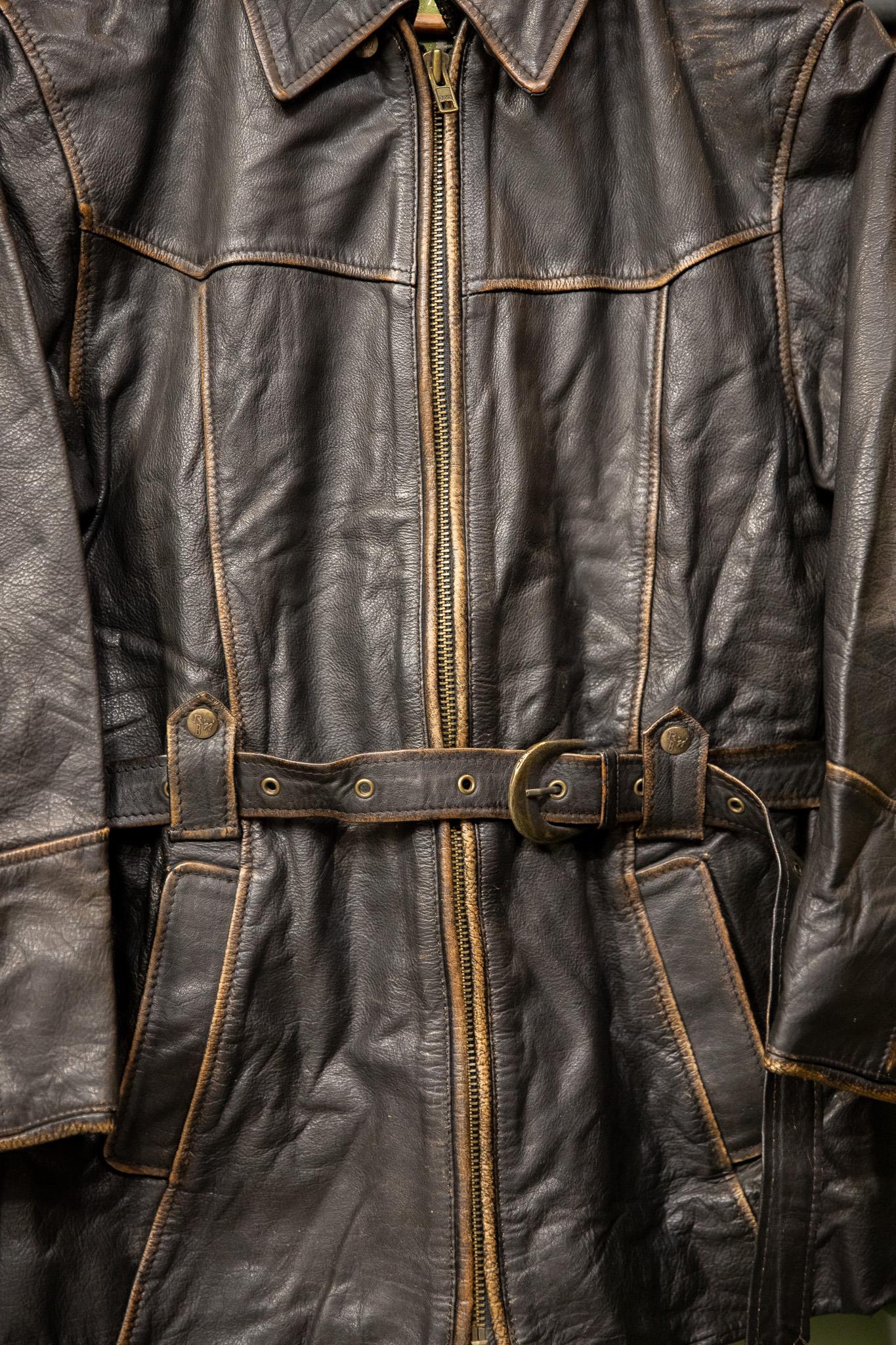 Classic Eskitme Biker Deri Ceket