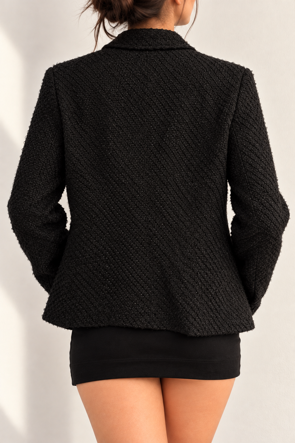 Classic Fabric Single Ceket