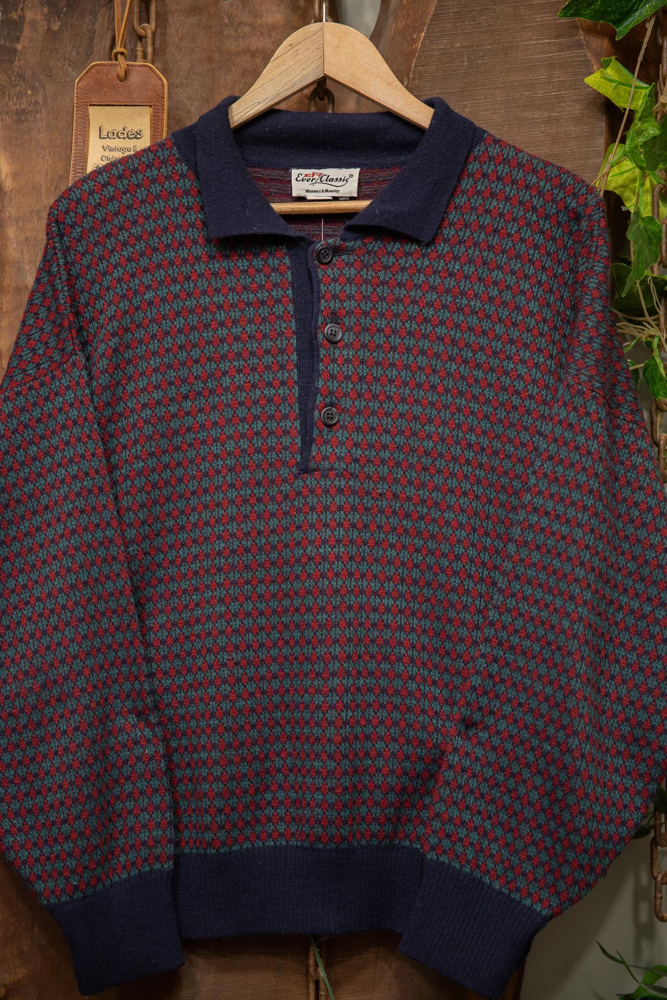 Classic Polo Yaka Yün Kazak