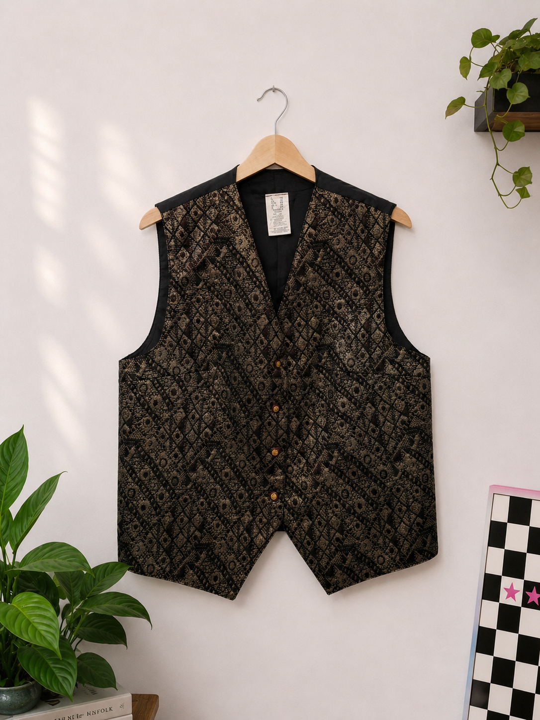 Classic Vest Metallic Yelek