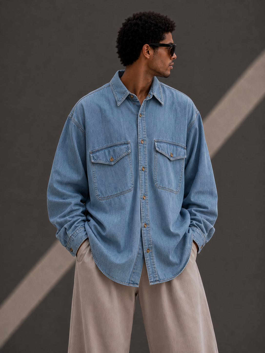 Classic Western Denim Gömlek