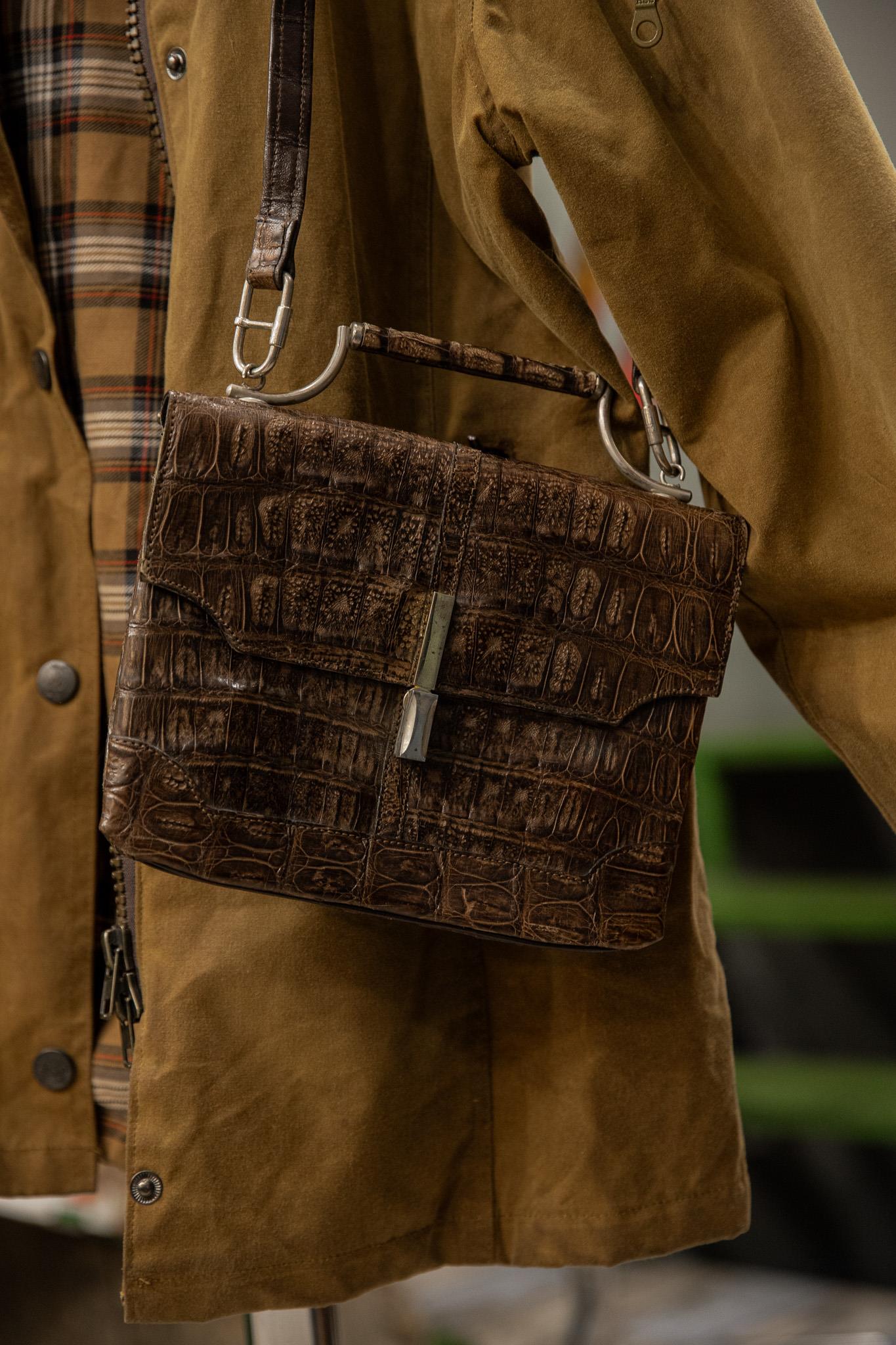 Eskitme 90s Model Deri Çanta