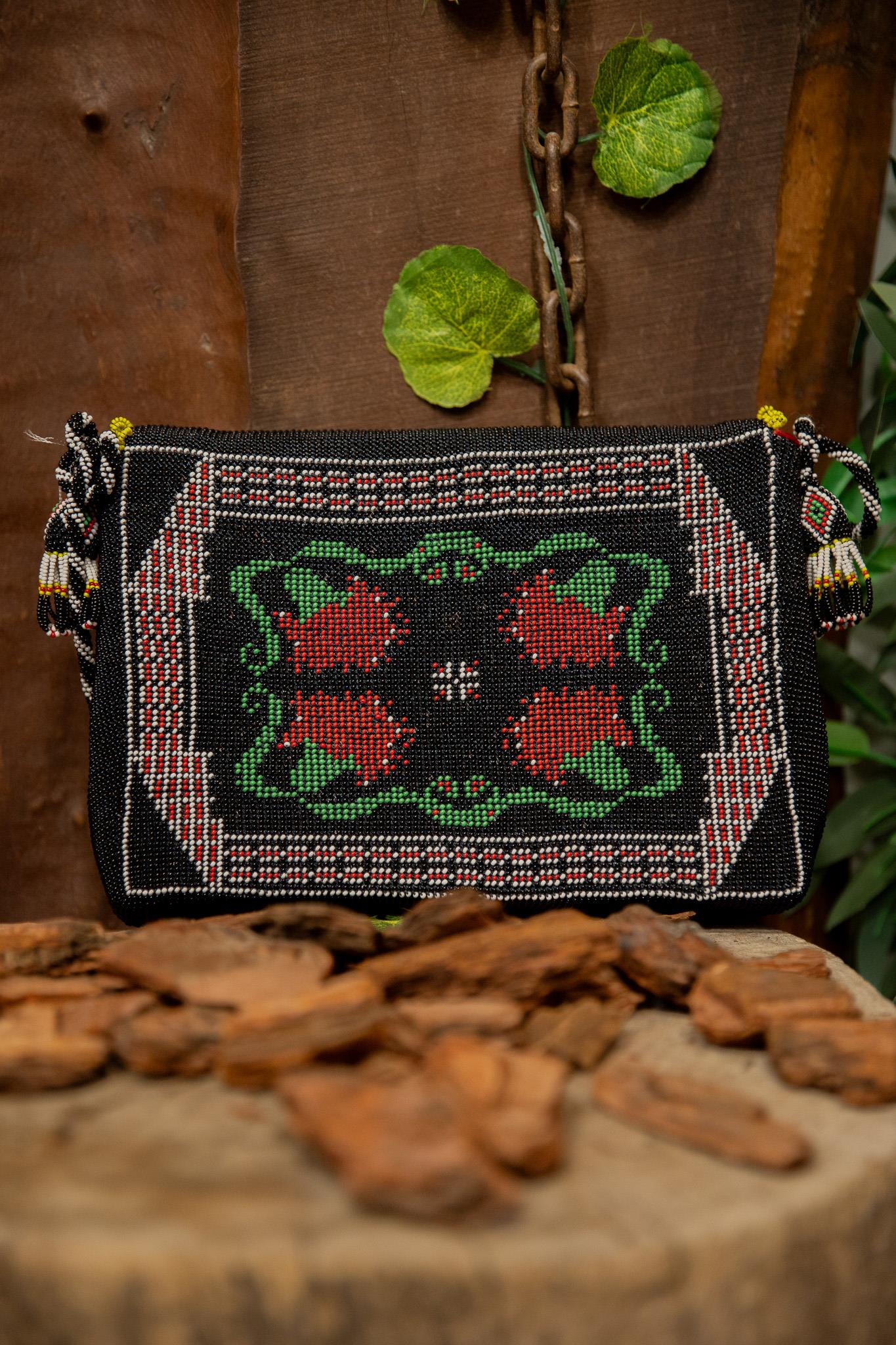 Ethnic El Yapımı 70s Boncuk Çanta