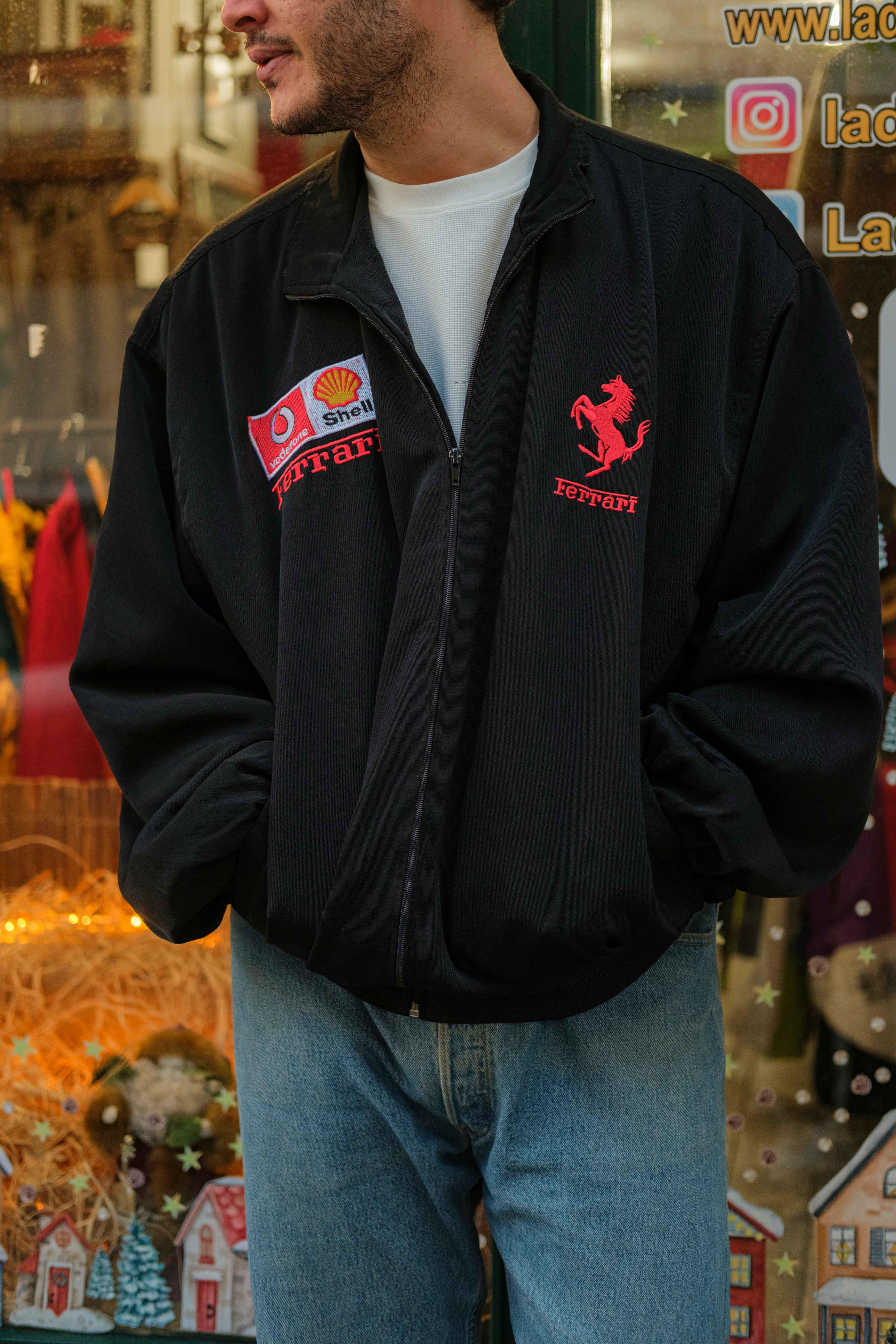 Original FERRARİ Koleksiyon Vintage Unisex  Ceket