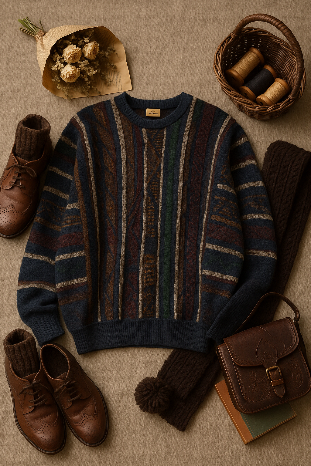 Gardeur Striped Cozy Kazak