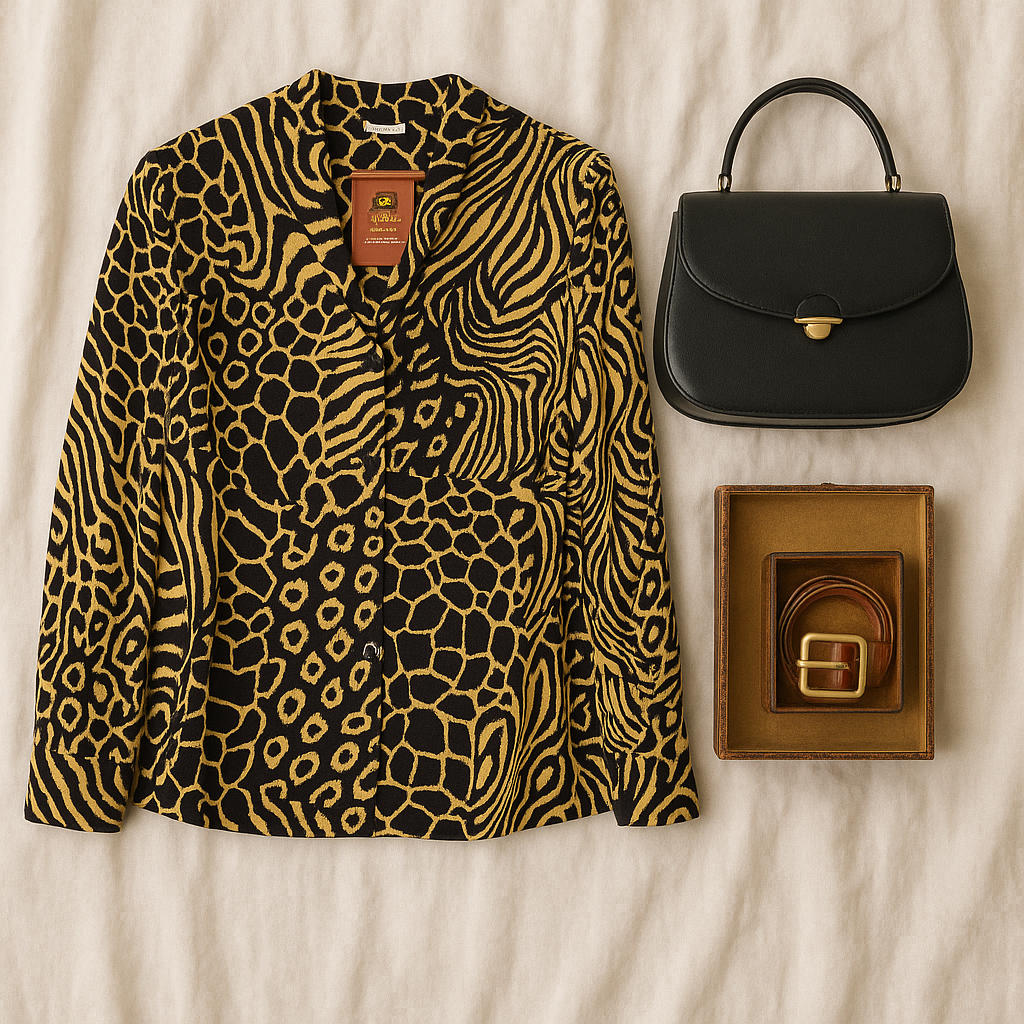 Germany Leopard Kadın Gömlek