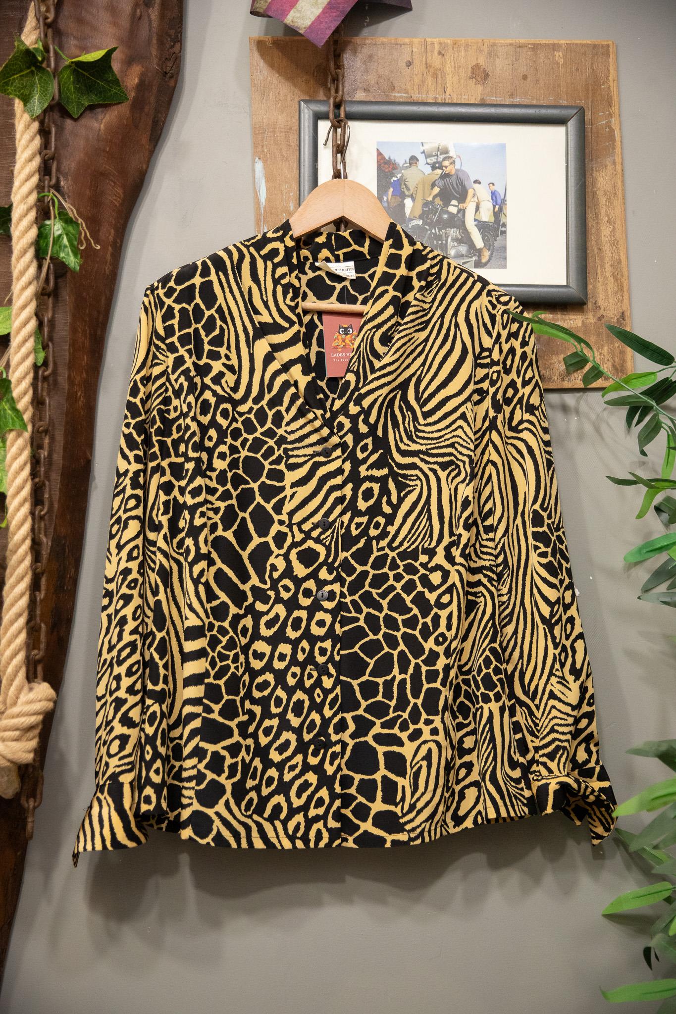 Germany Leopard Kadın Gömlek