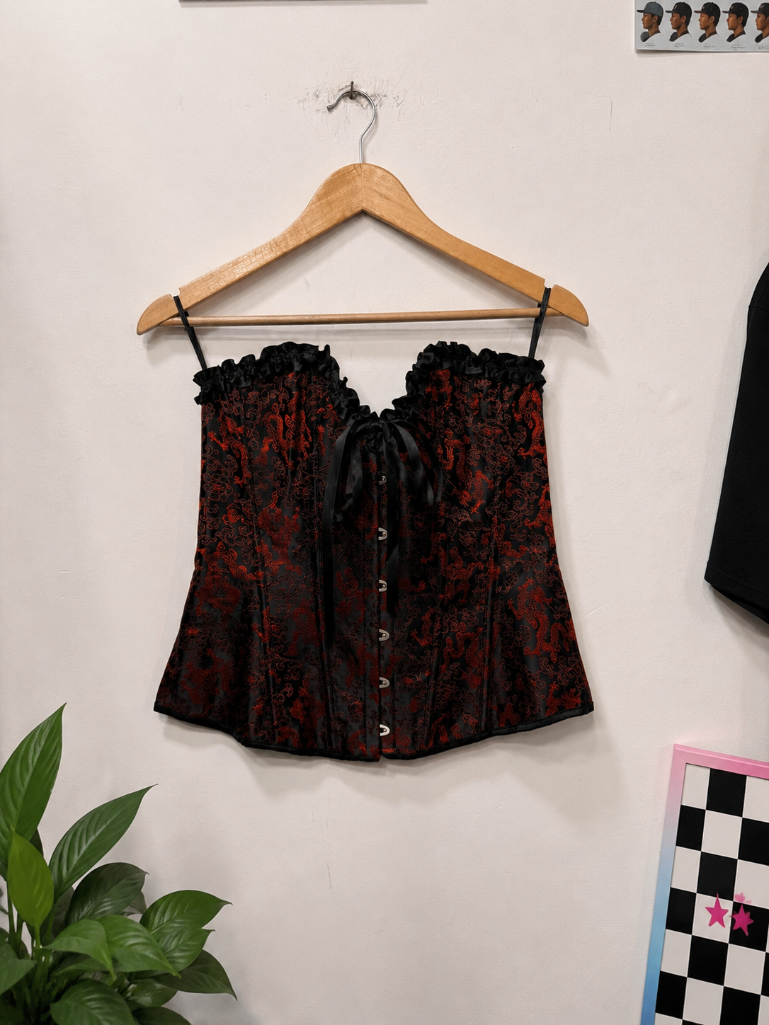 Gothic Red&Black Korse