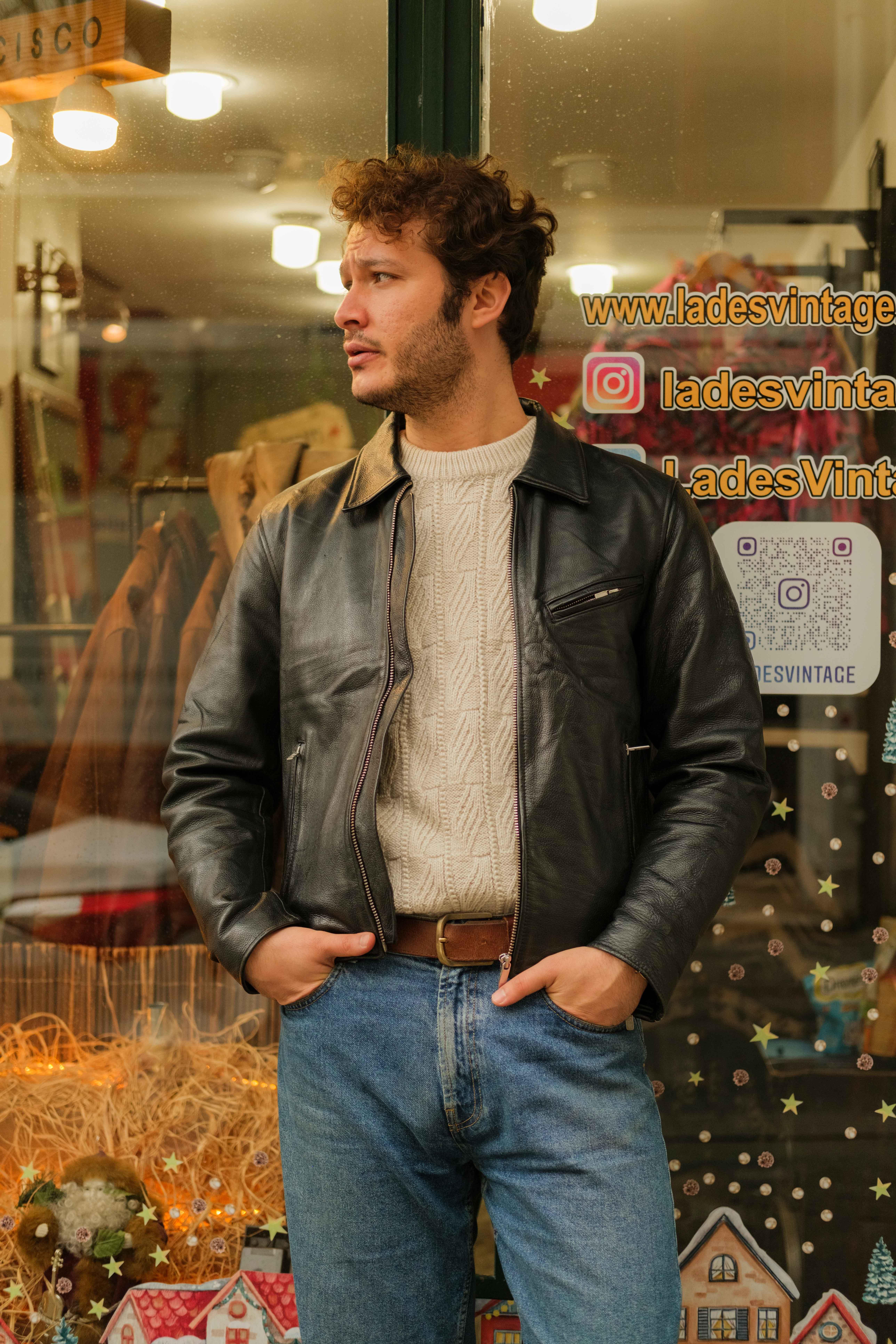 HIGHWAY BIKER DERİ CEKET