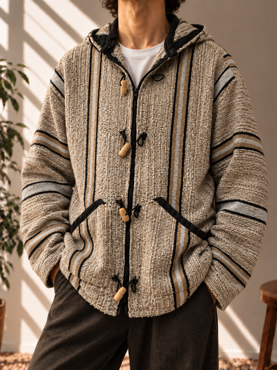 Hippie/Etnik Hoodie