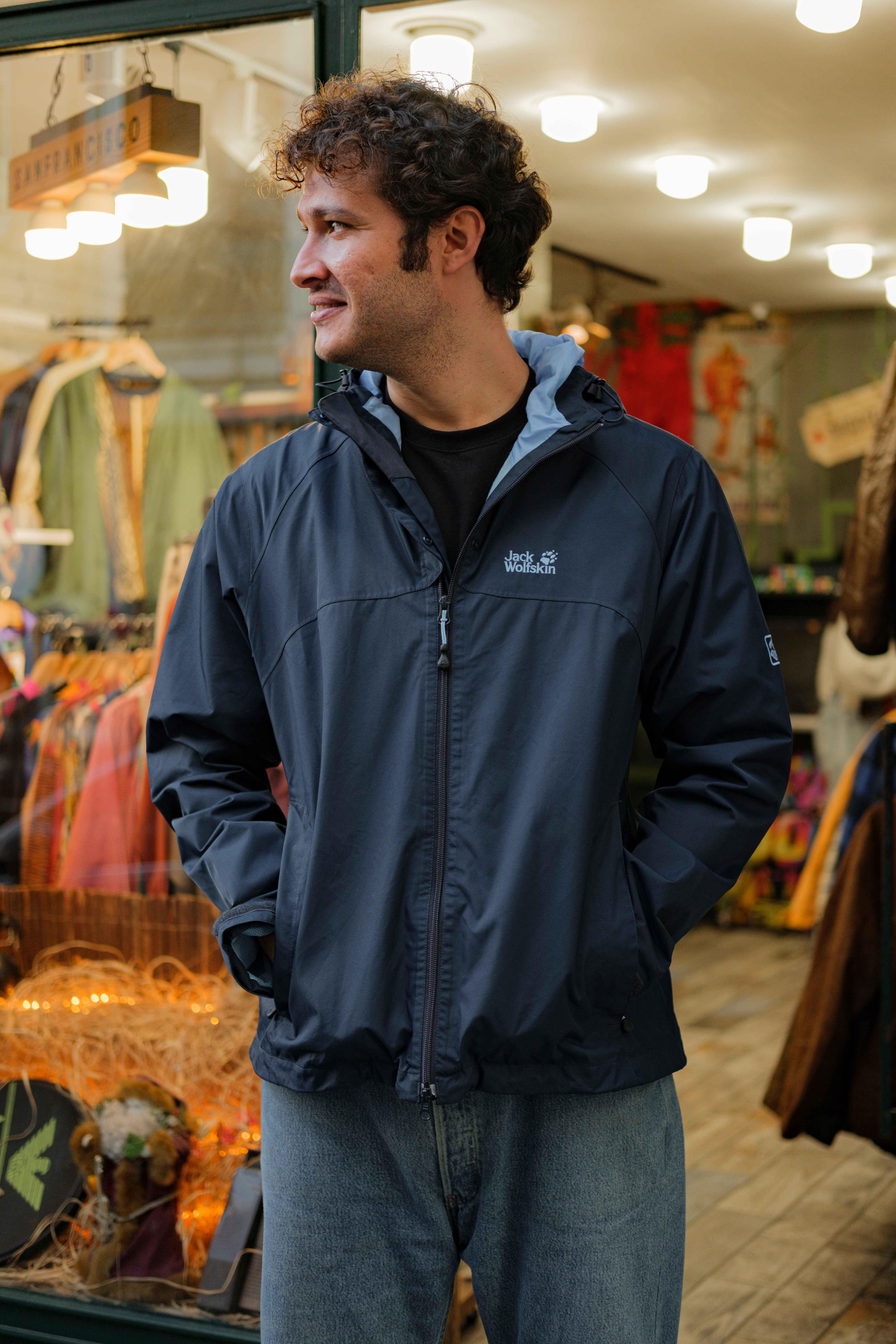 JACK WOLFSKIN Unisex Su Geçirmez Mont