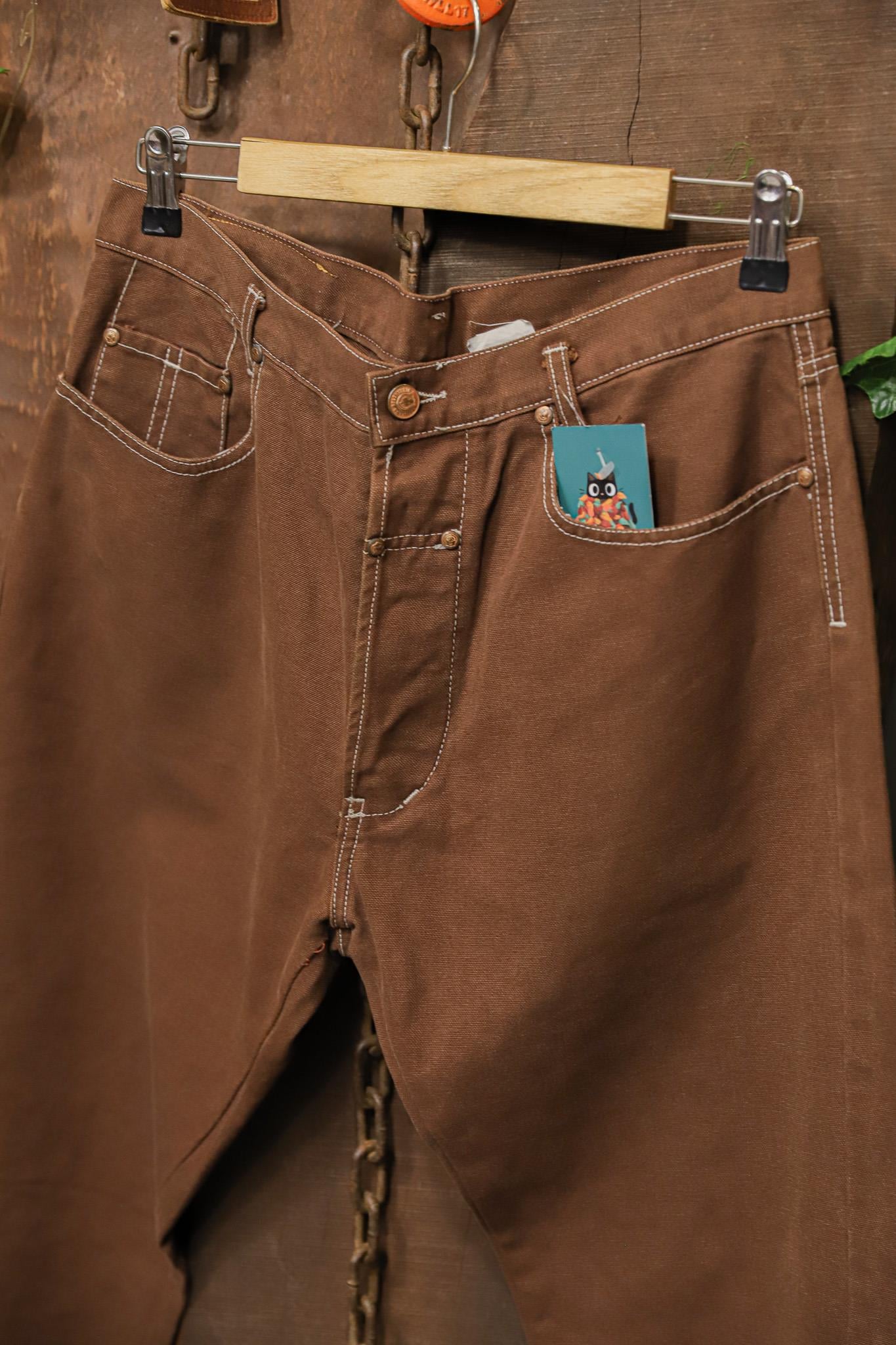 Kanvas Yüksek Bel Classic Pantolon