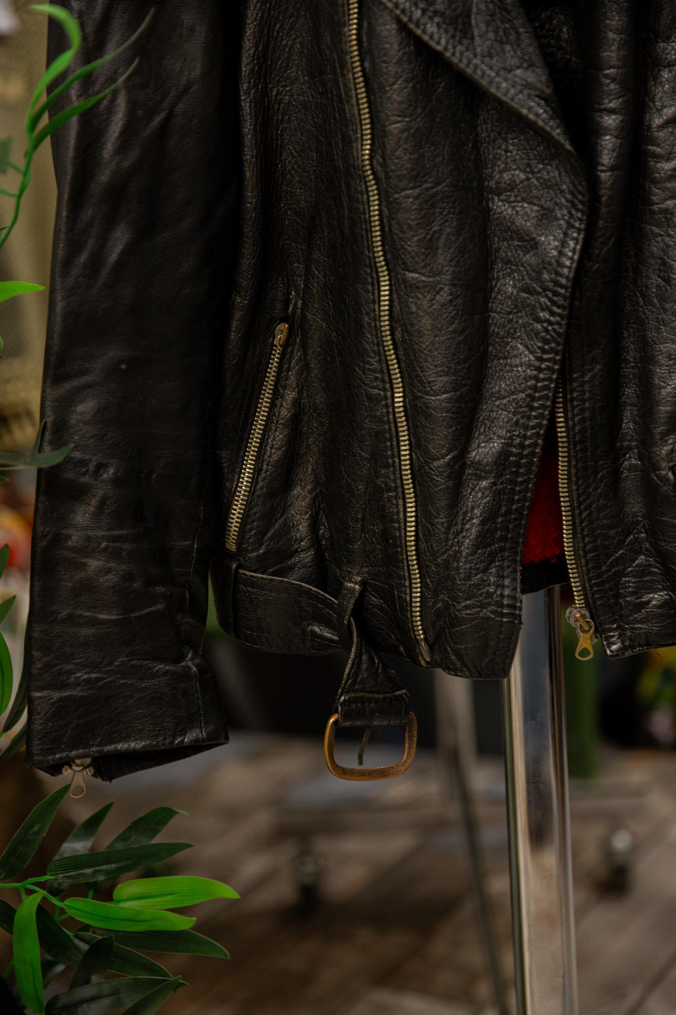 KAWASAKİ Biker Model Unisex Deri Ceket