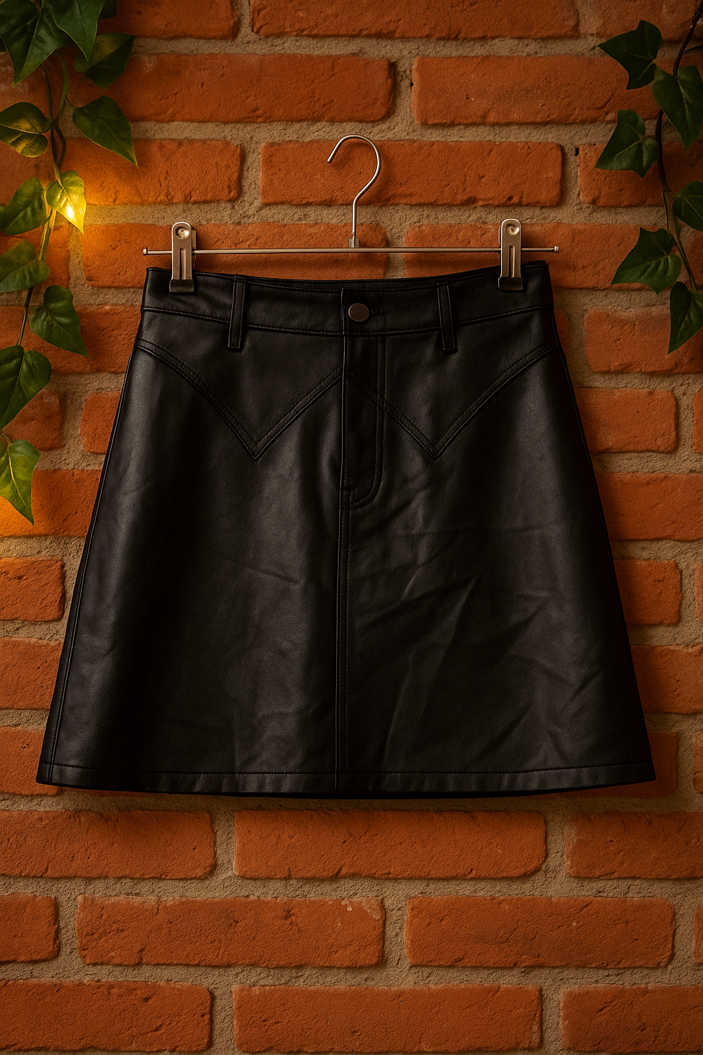 Leather Nastalgia Skirt