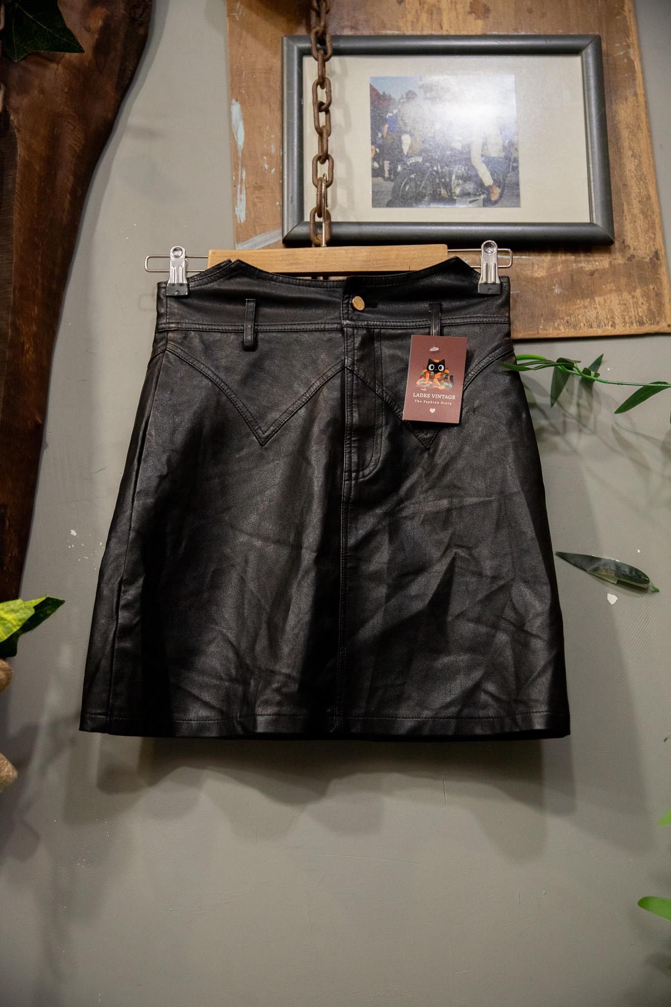 Leather Nastalgia Skirt