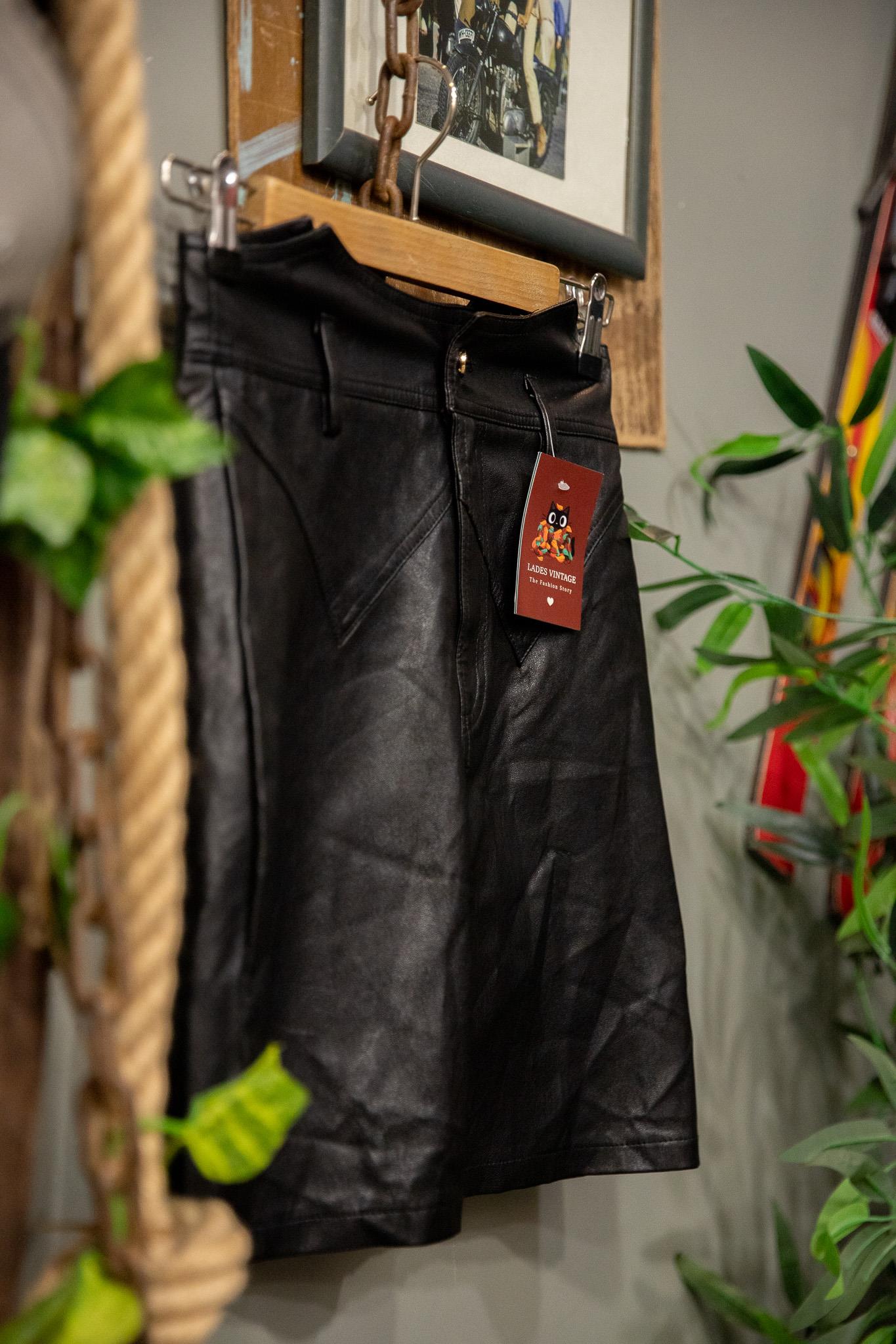 Leather Nastalgia Skirt