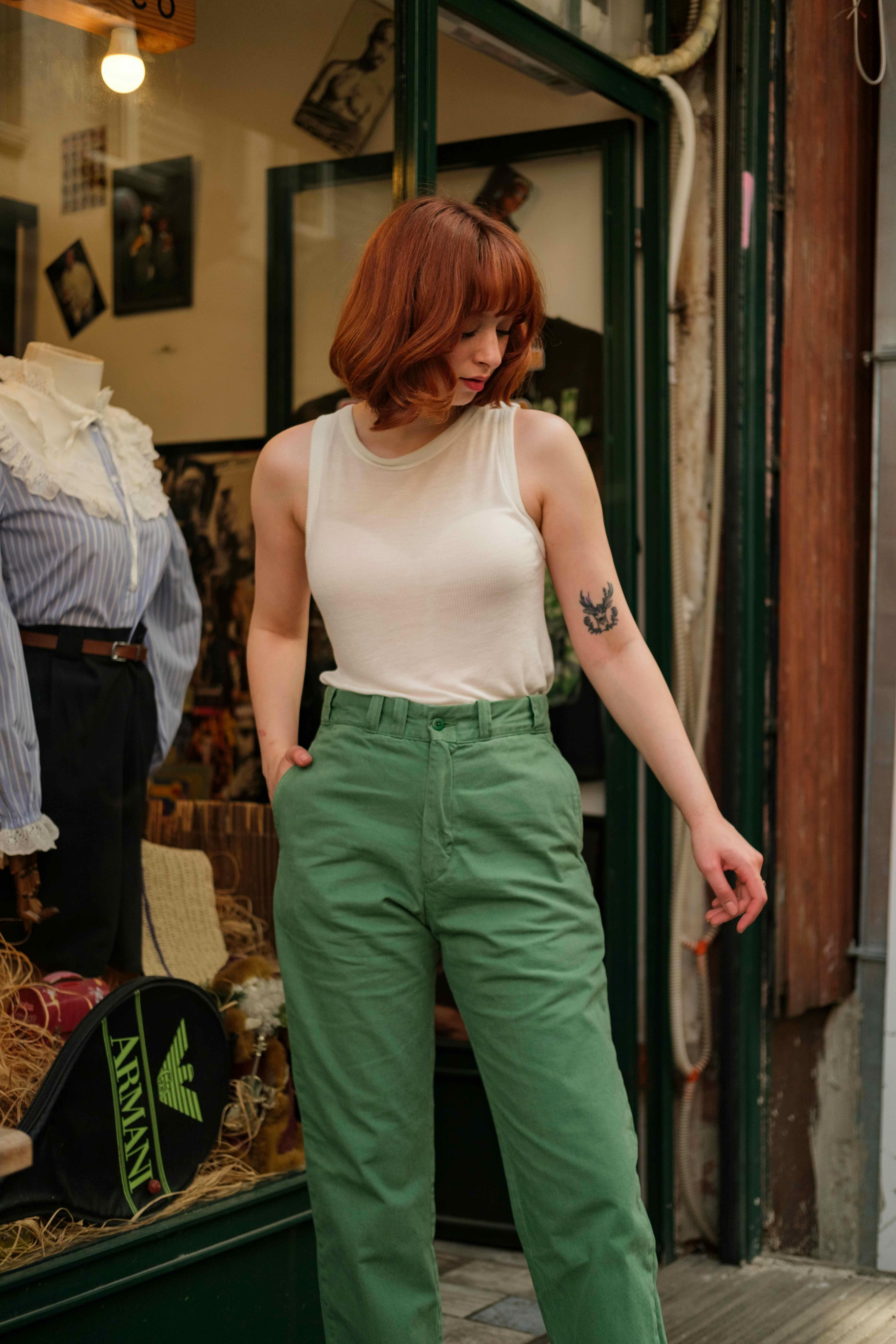 Levis Green Original Unisex Pantolon