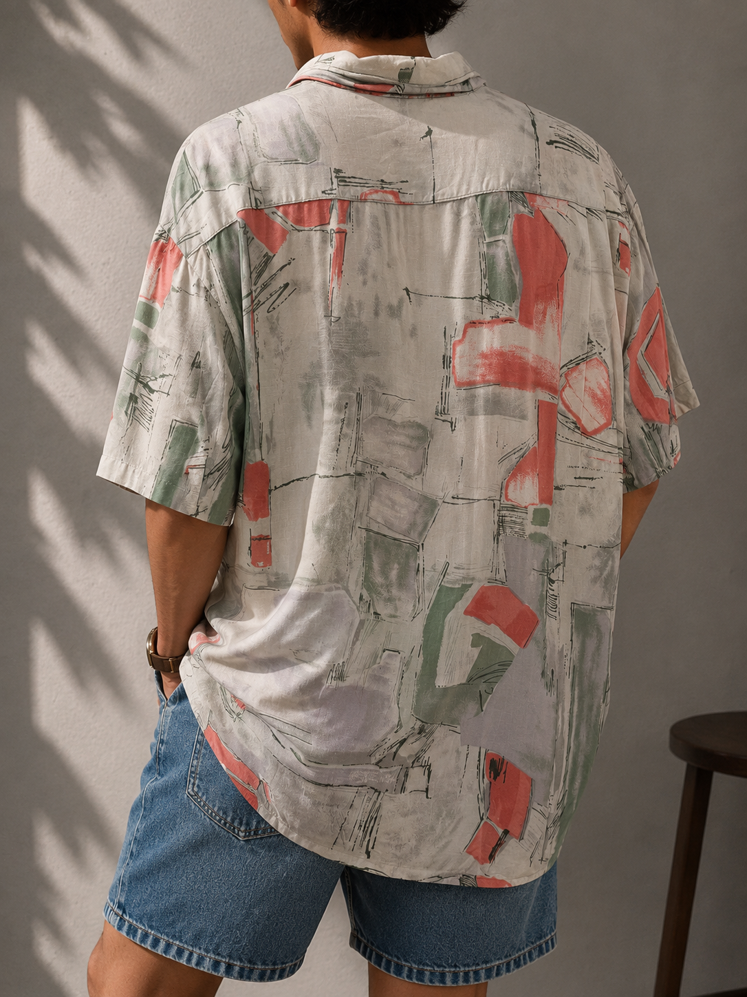 LILIN 1990s Casual Gömlek