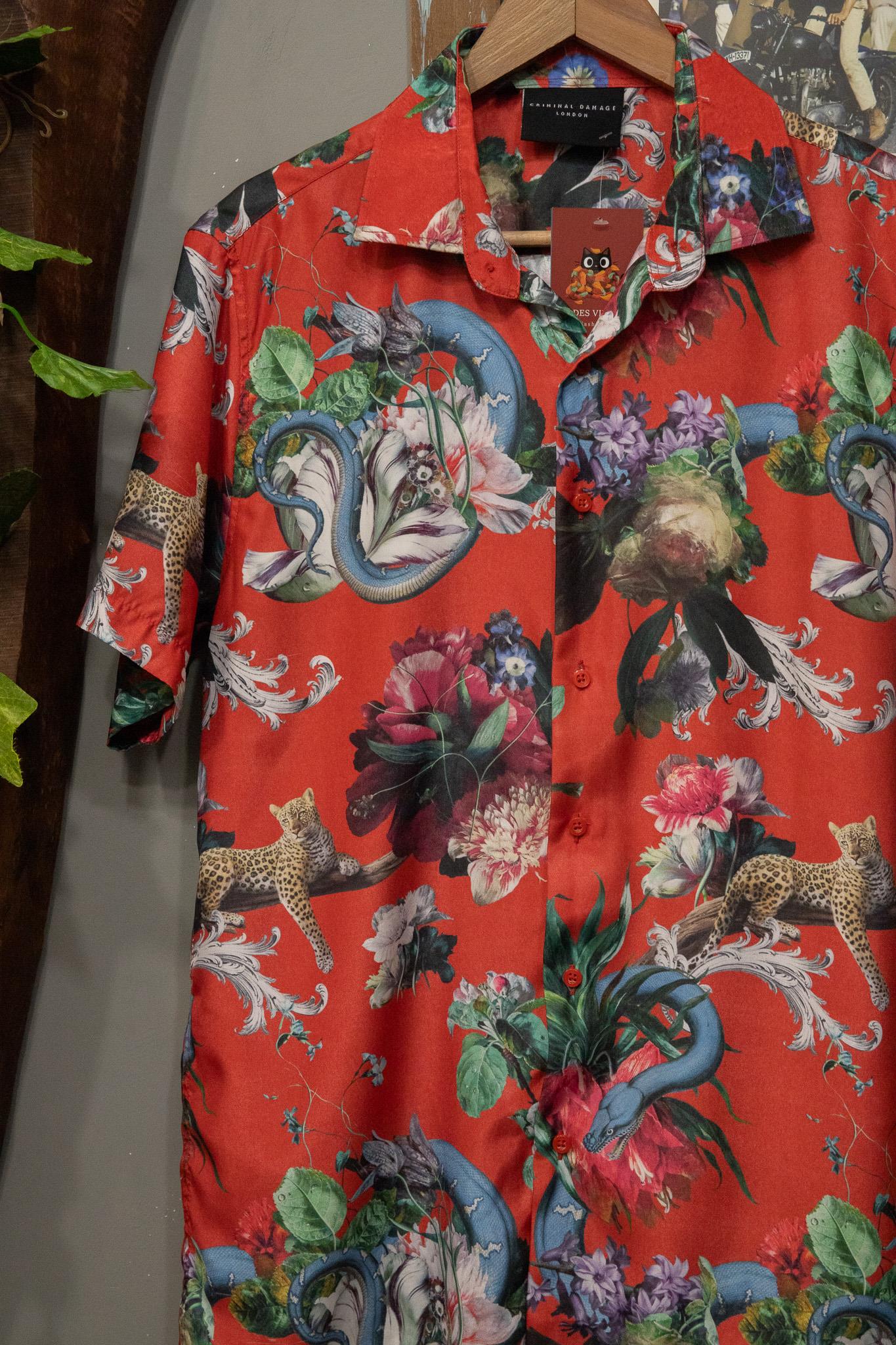 LONDON DAMAGE Hawaii Gömlek