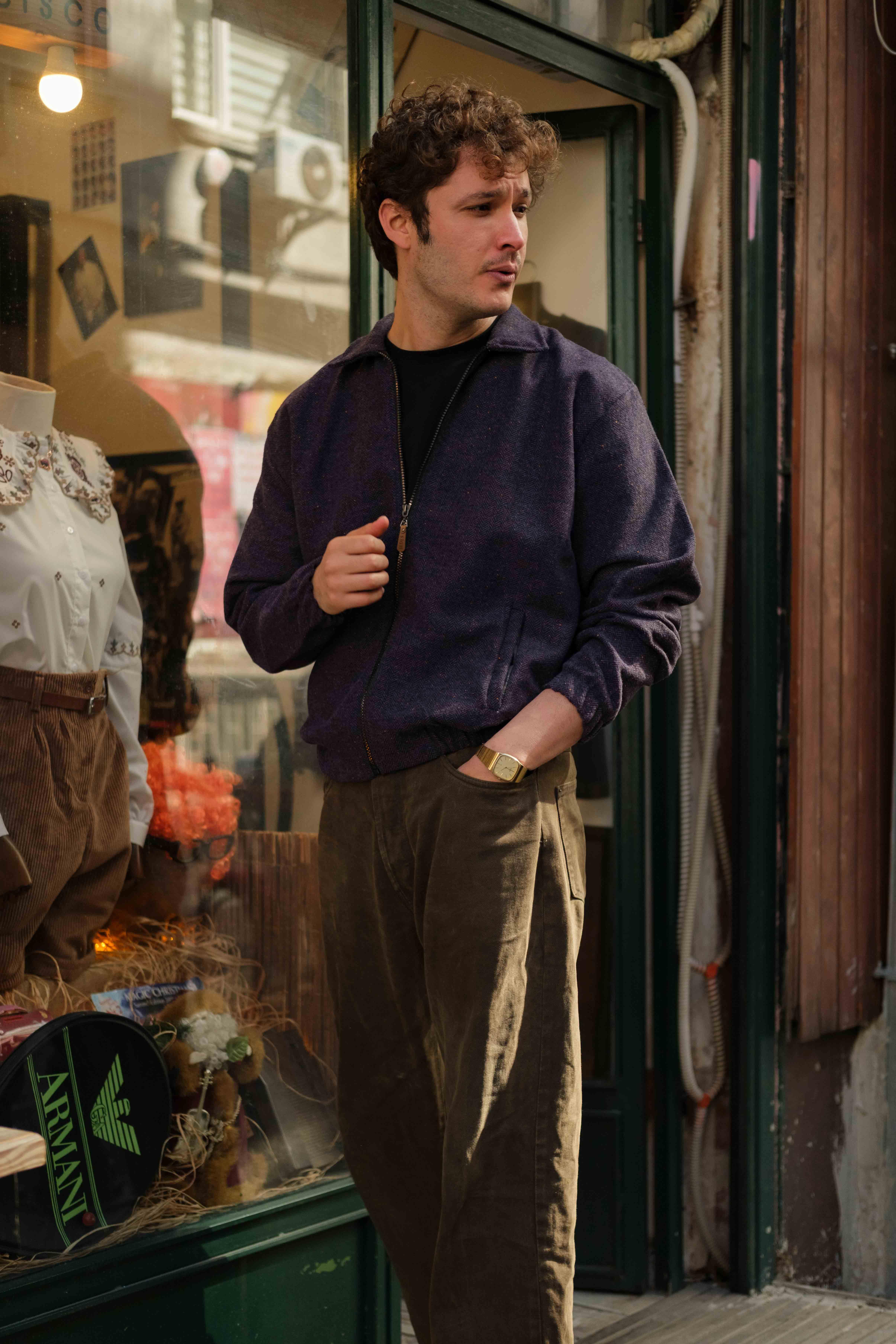 London Retro Bomber Koleksiyon Ceket