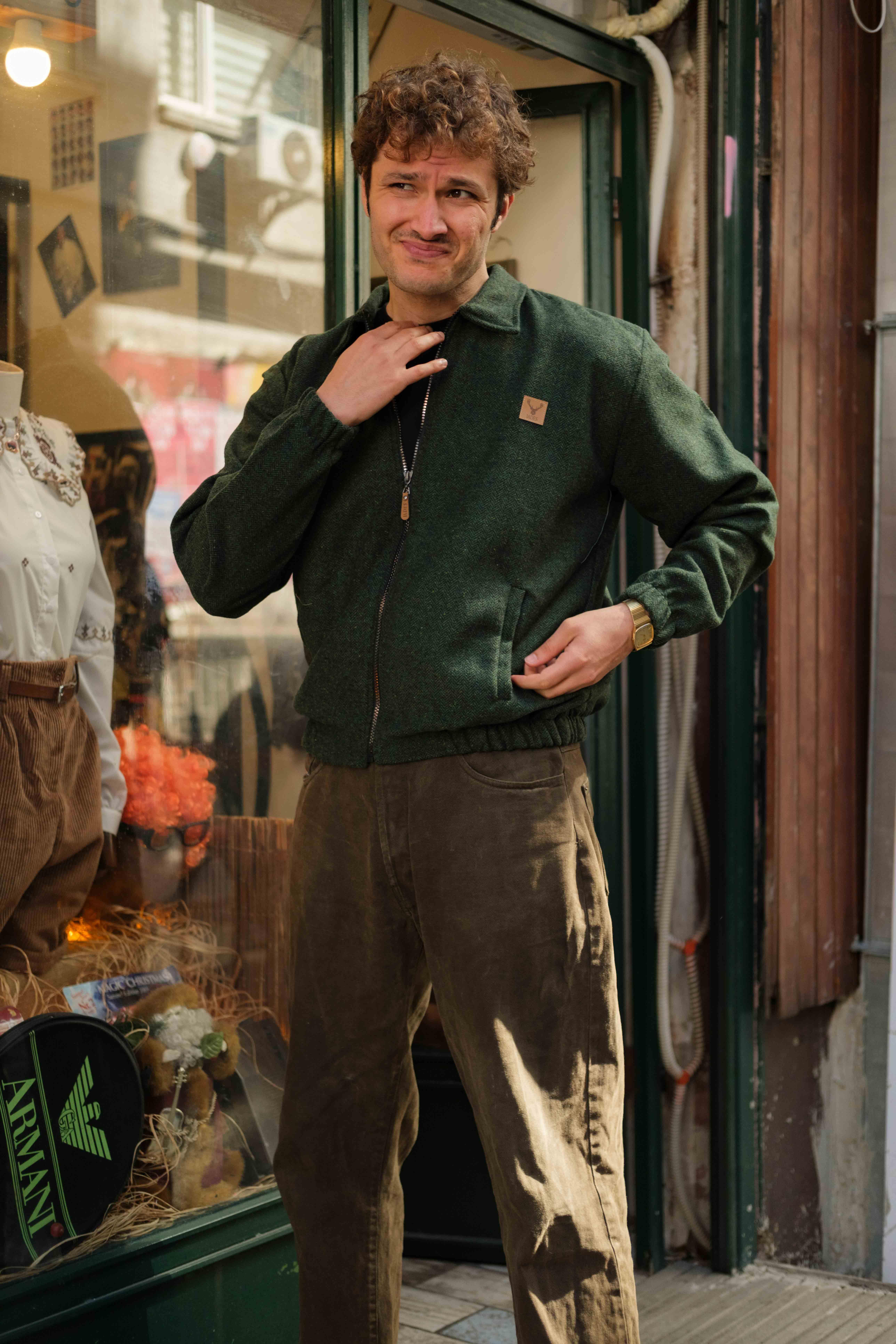 London Retro Bomber Koleksiyon Ceket