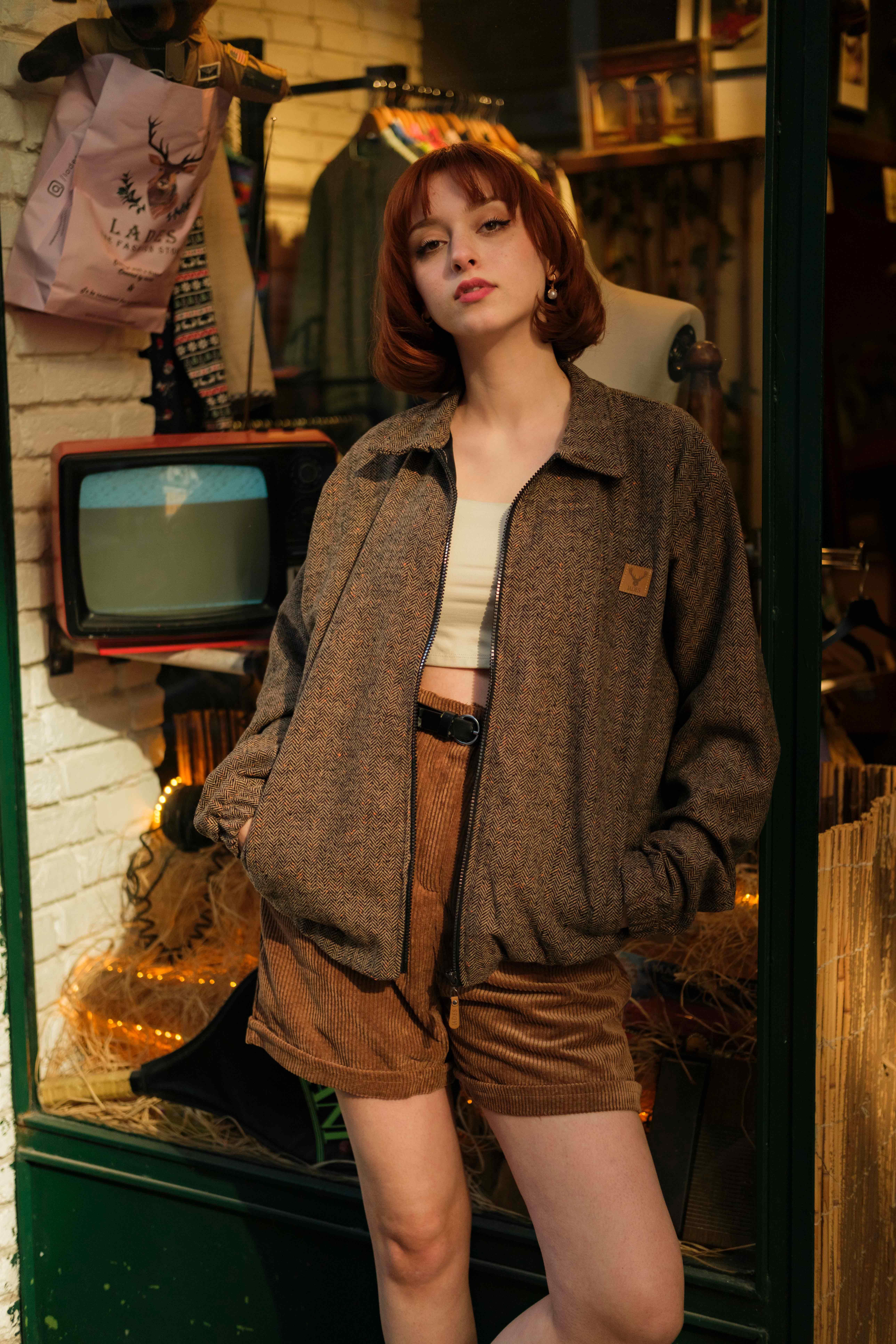 London Retro Bomber Koleksiyon Ceket