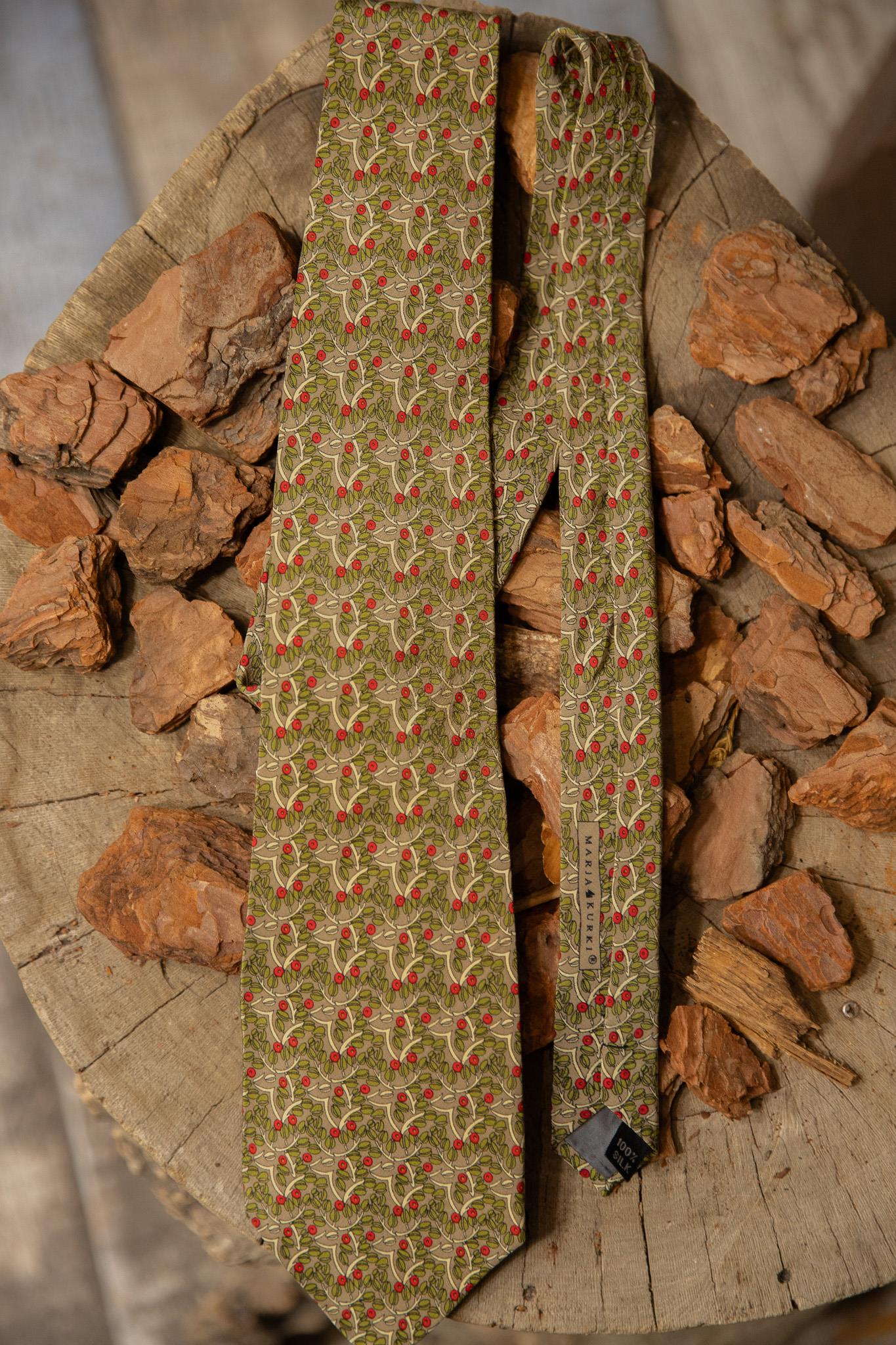 Marja Kurki İpek Kravat