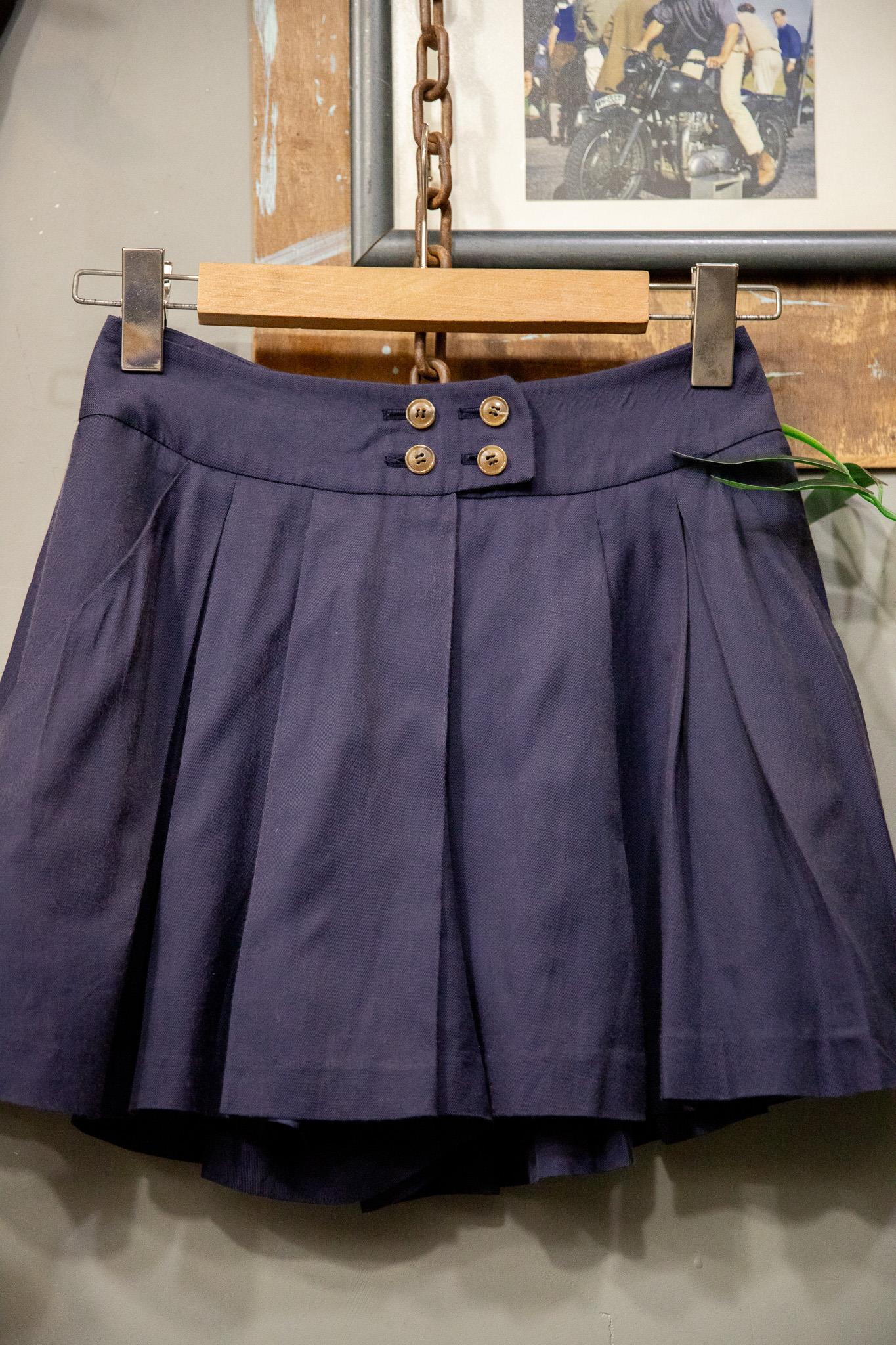 Navy Tennis Skirt