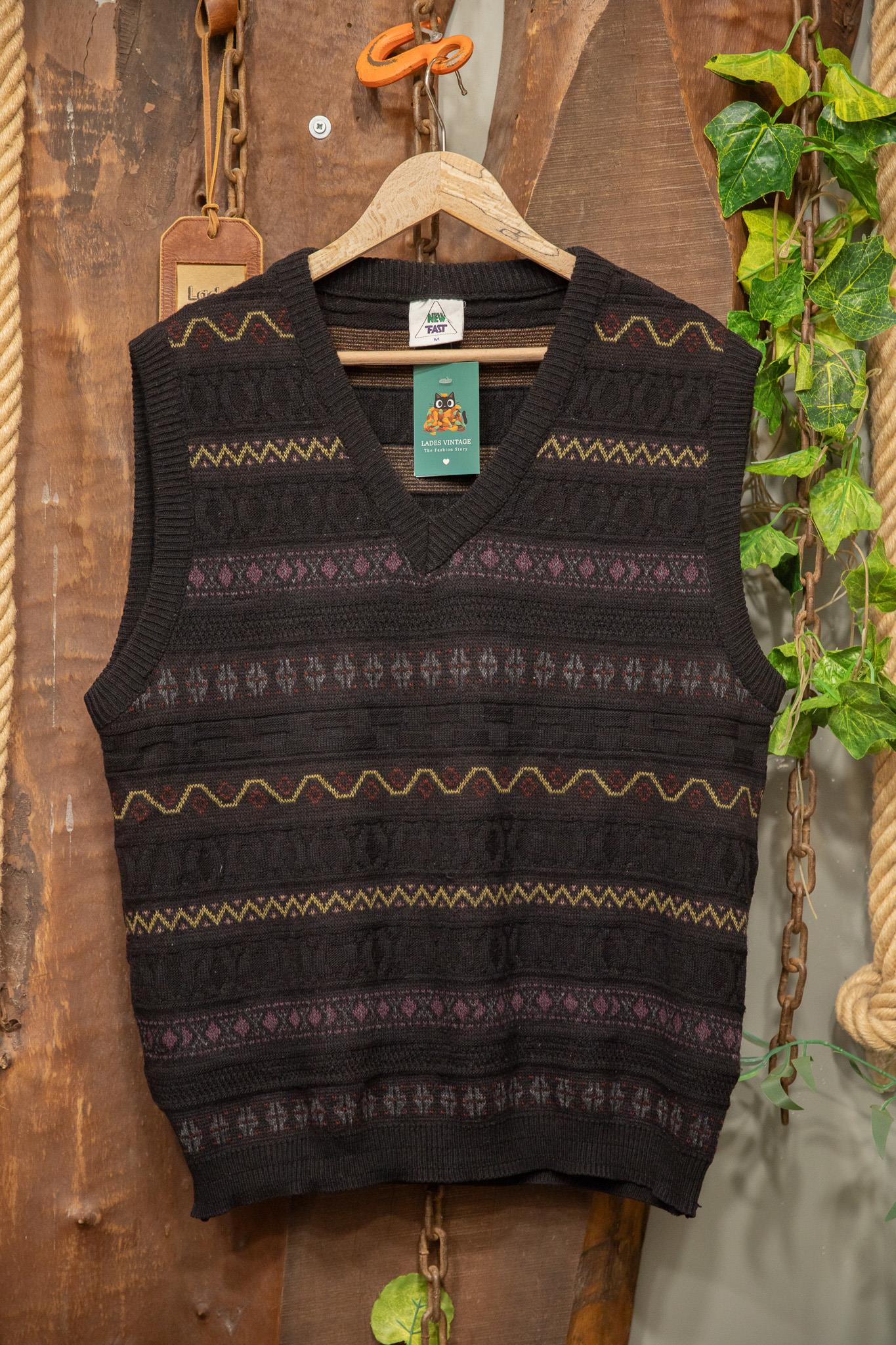 Nordic Vest 90s Sweater/Yelek