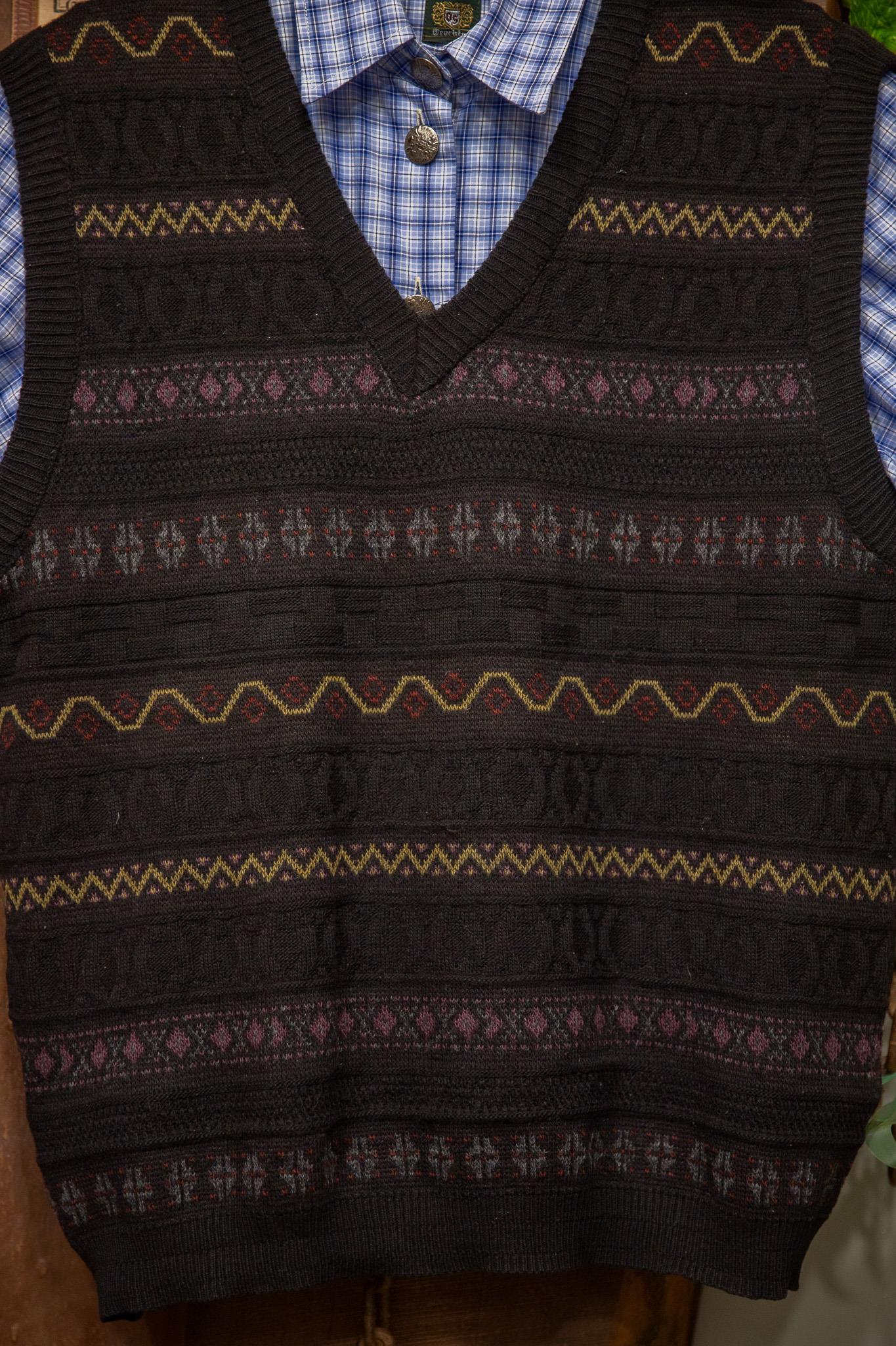 Nordic Vest 90s Sweater/Yelek