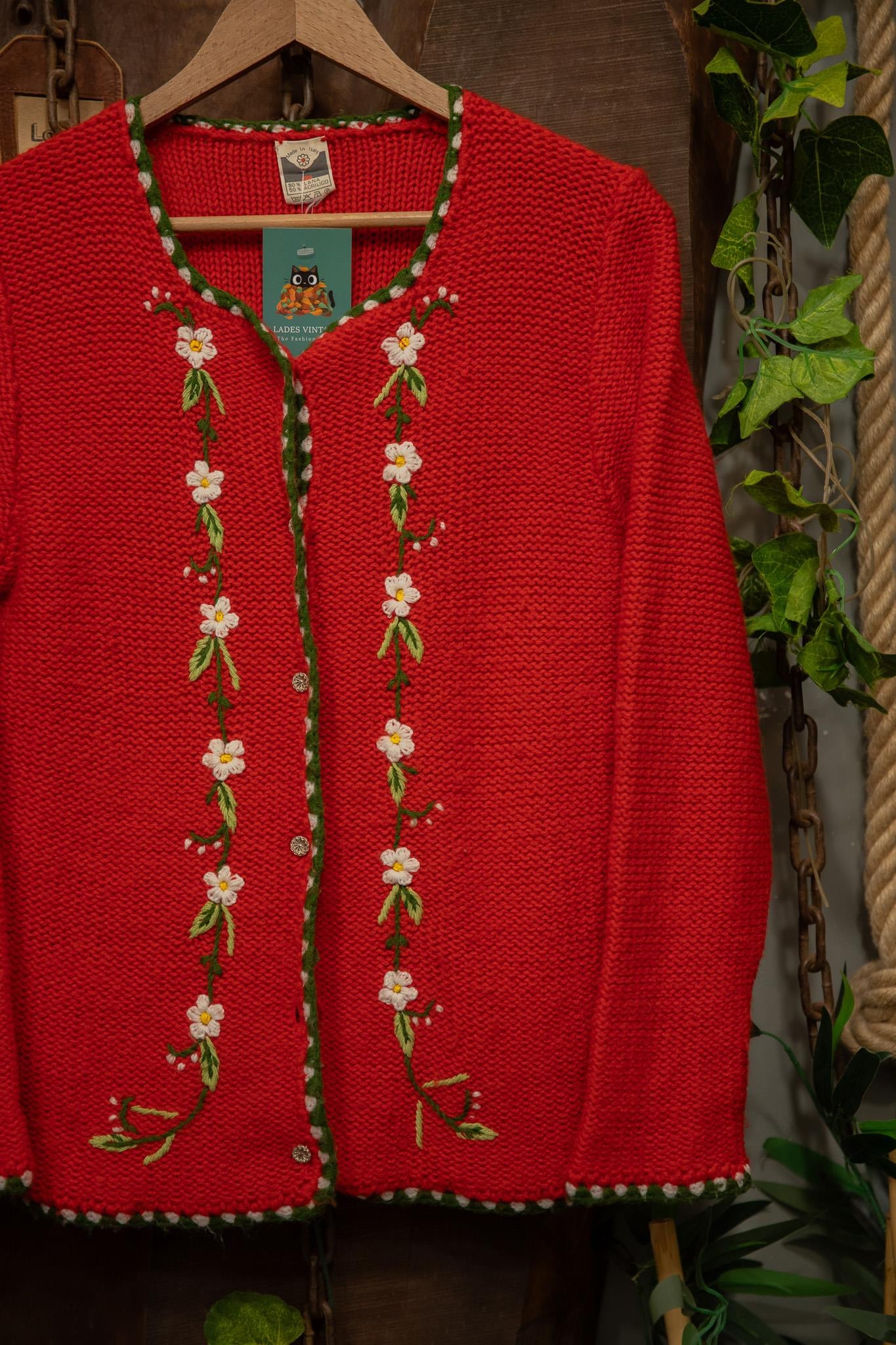 Örgü/Nakışlı Wool Hırka/Ceket