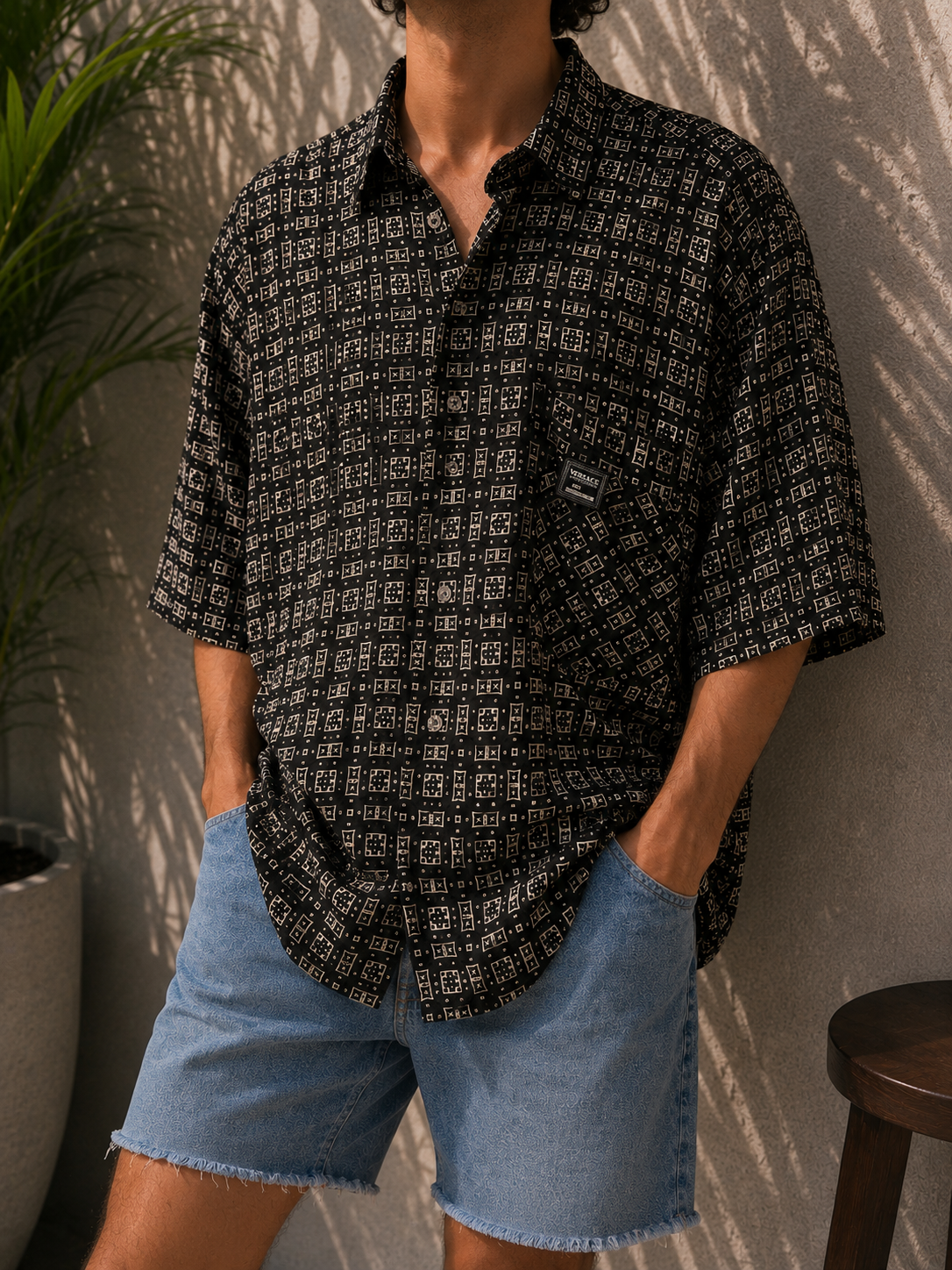 Original Versace Oversize Gömlek