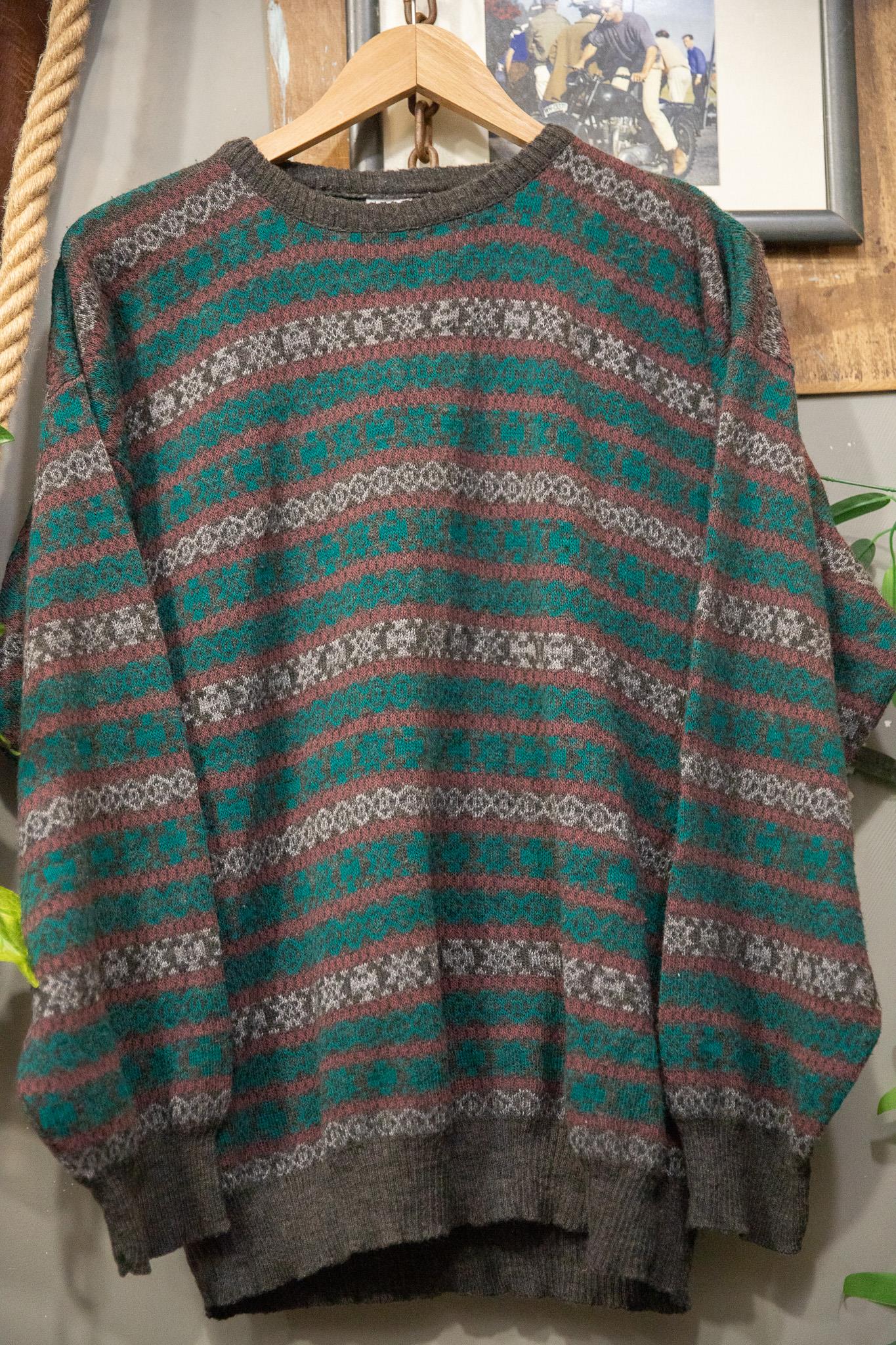 Oversize 90s Örgü Kazak