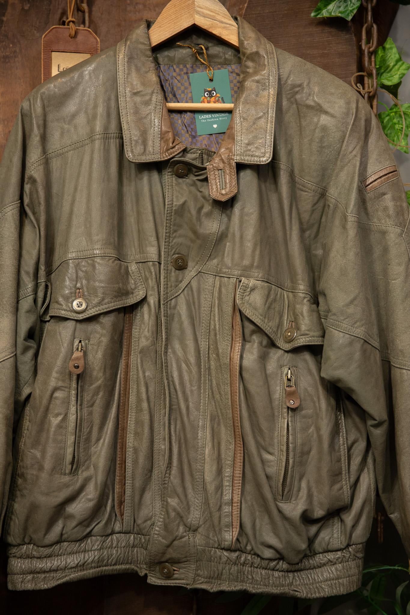 Oversize American Deri Ceket