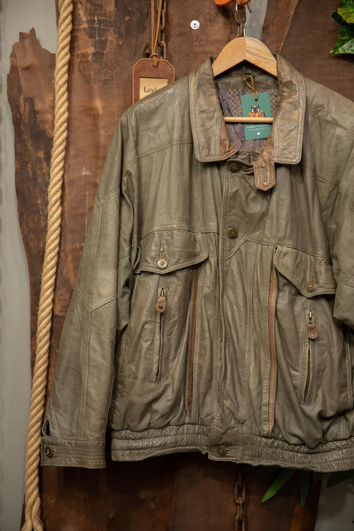 Oversize American Deri Ceket