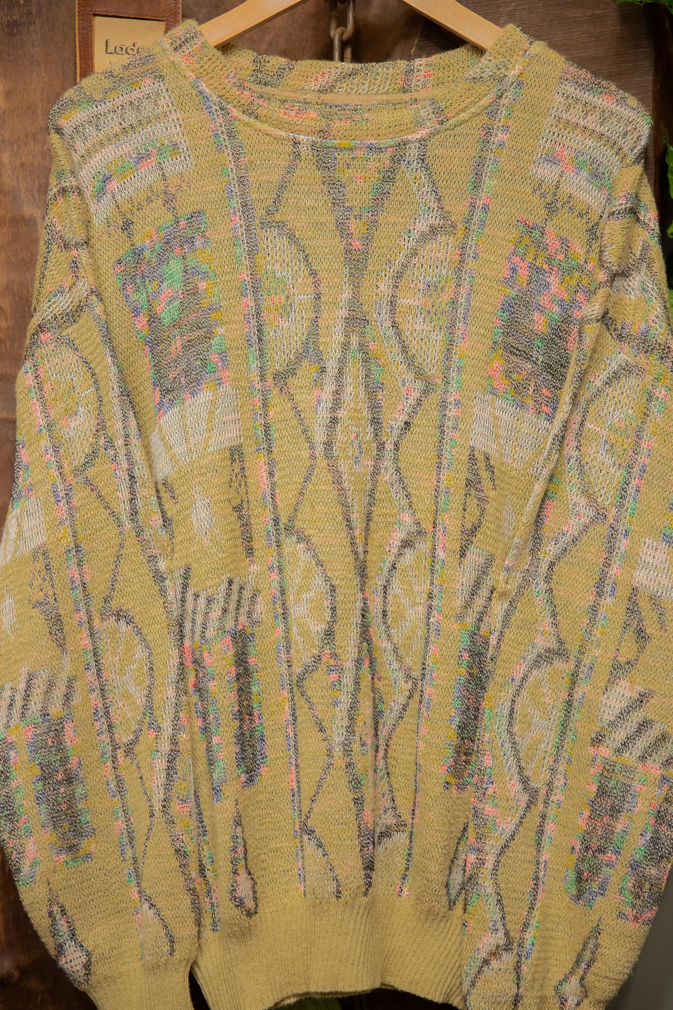 Oversize Mohair Ethnic Kazak