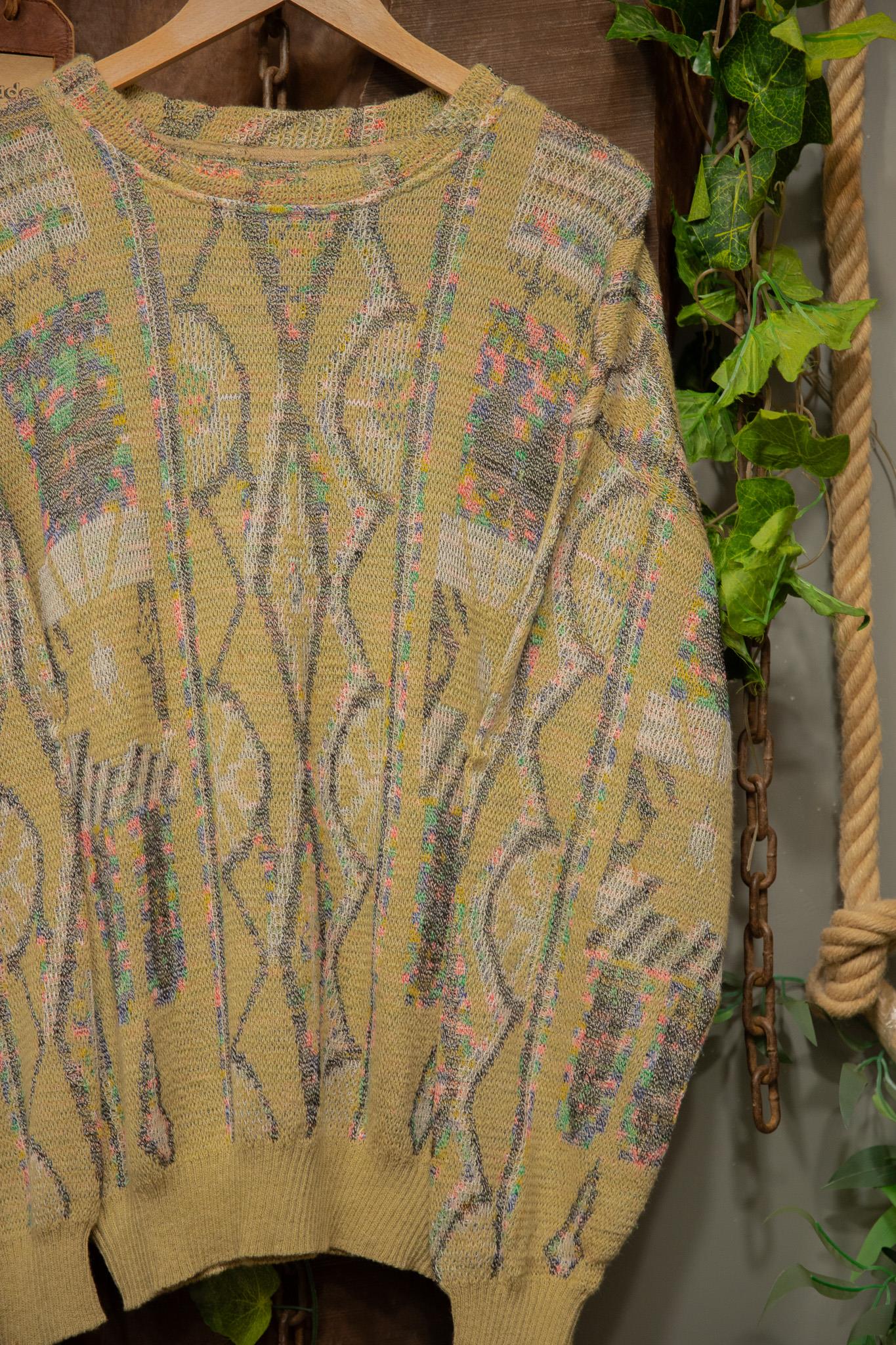 Oversize Mohair Ethnic Kazak