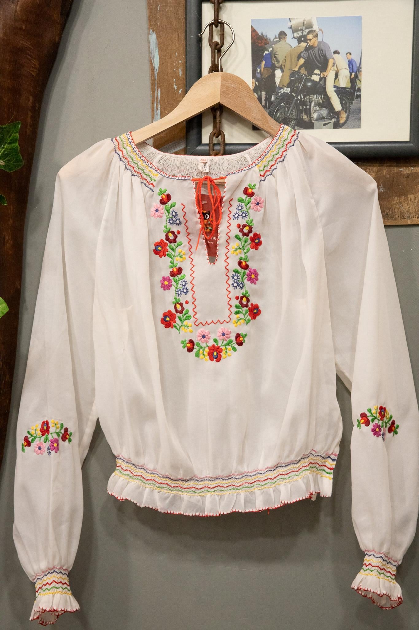 PARIS Nakışlı Kadın Gömlek