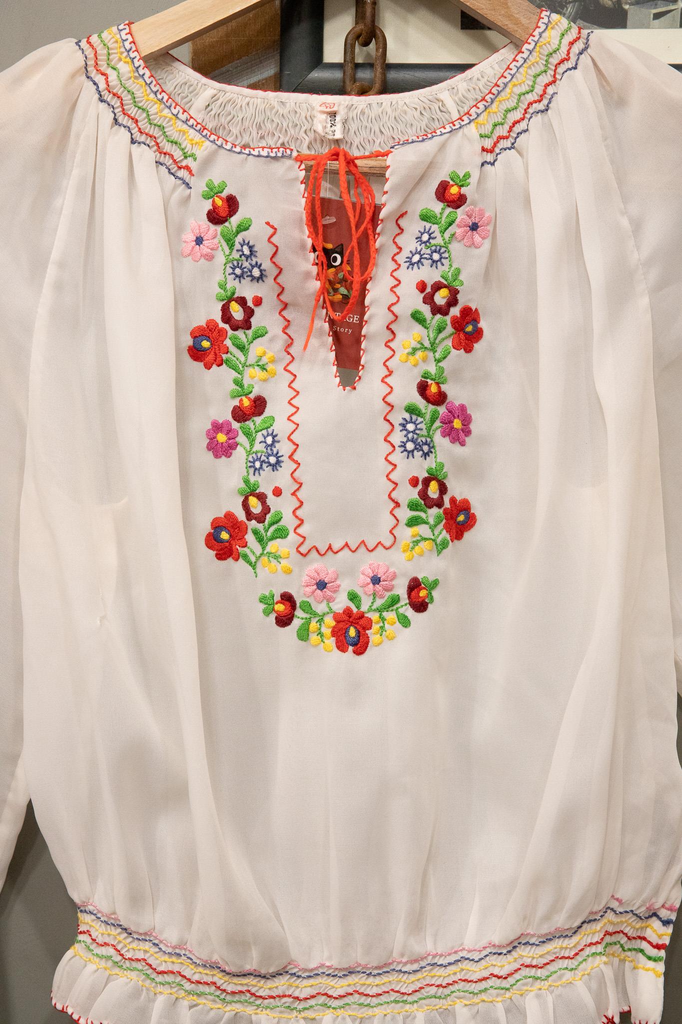 PARIS Nakışlı Kadın Gömlek