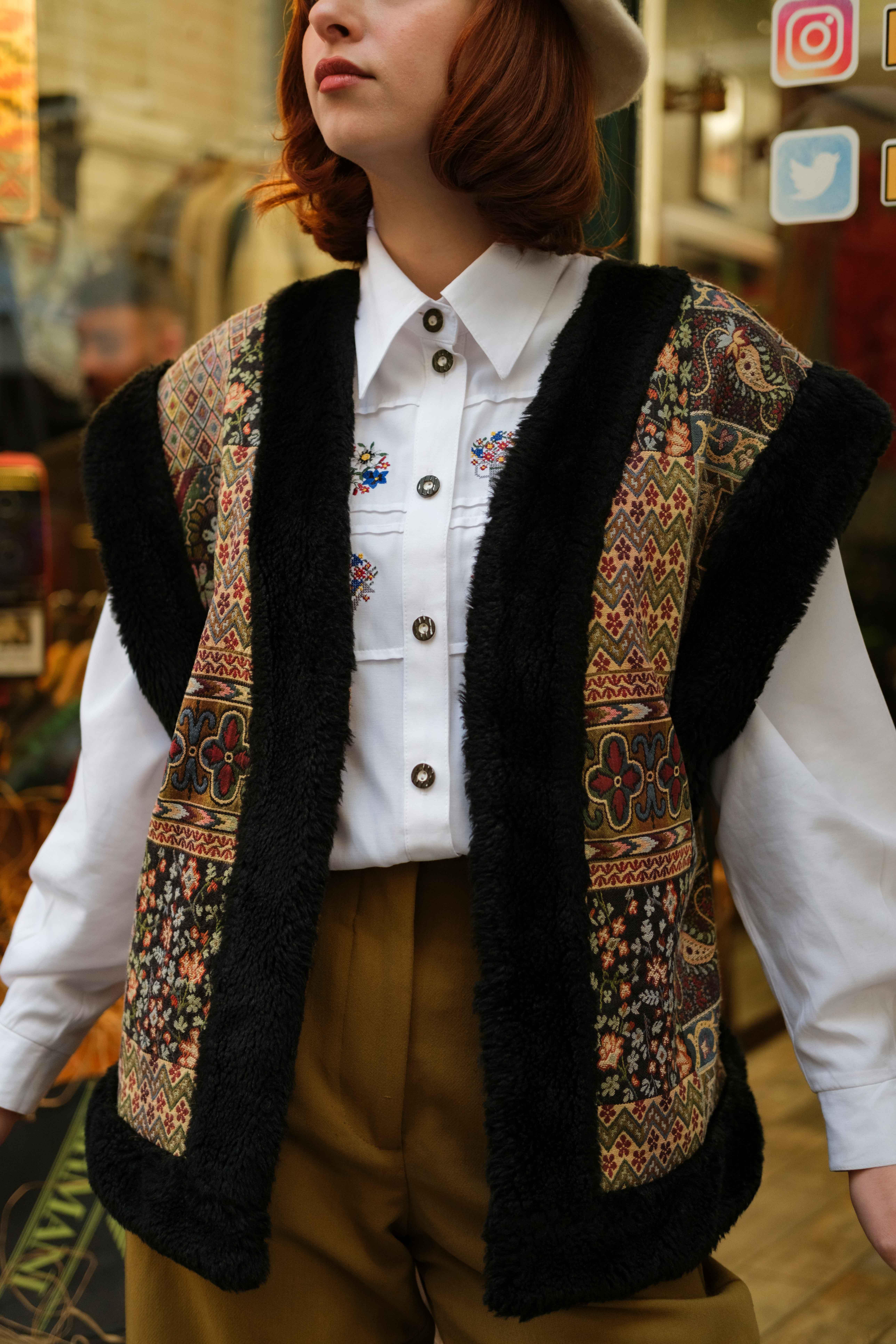 PARİS STYLE VİNTAGE YELEK