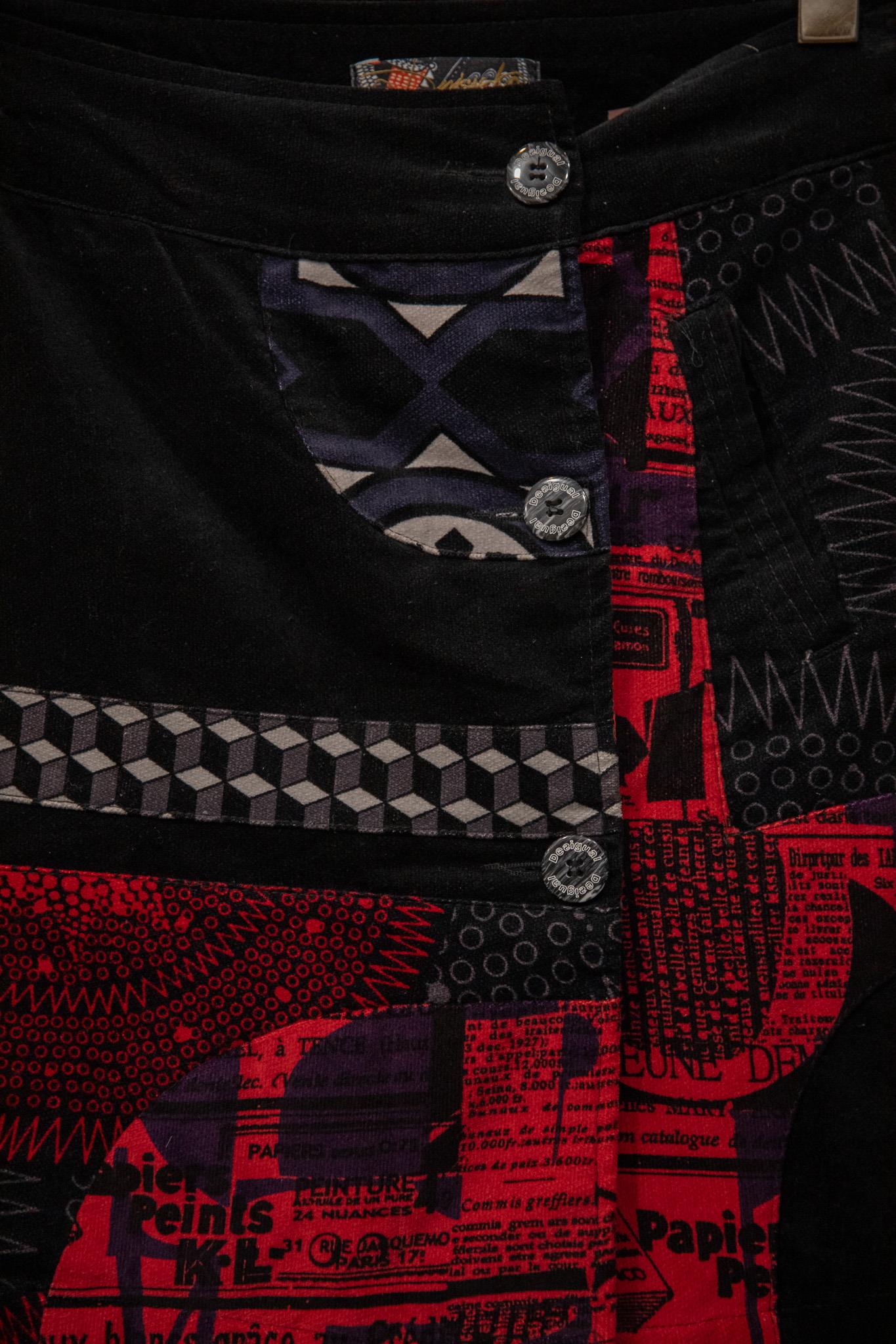 Patchwork Kadife Etek