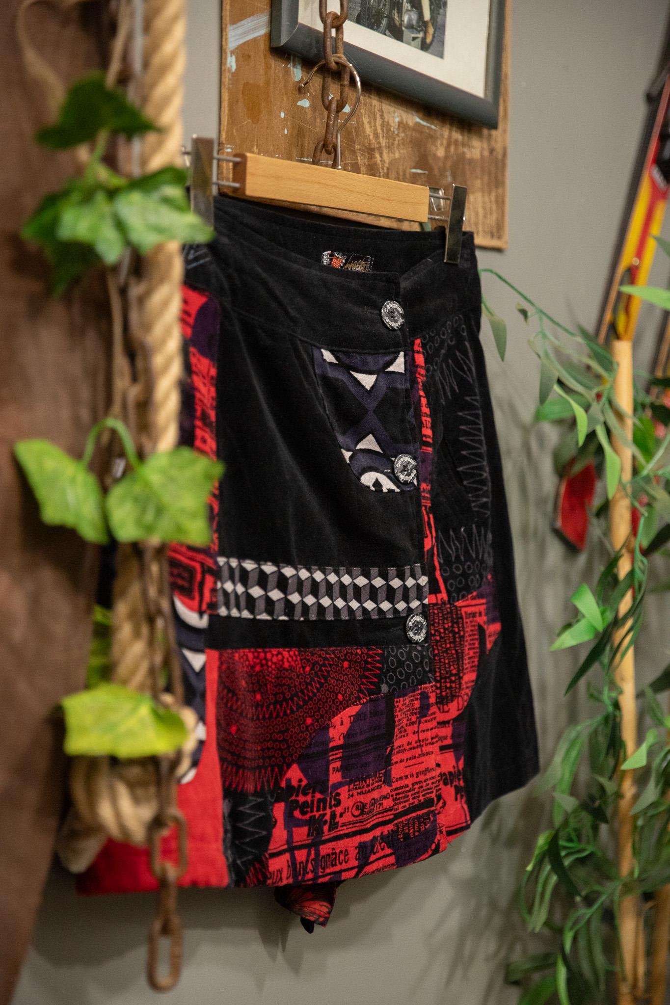 Patchwork Kadife Etek