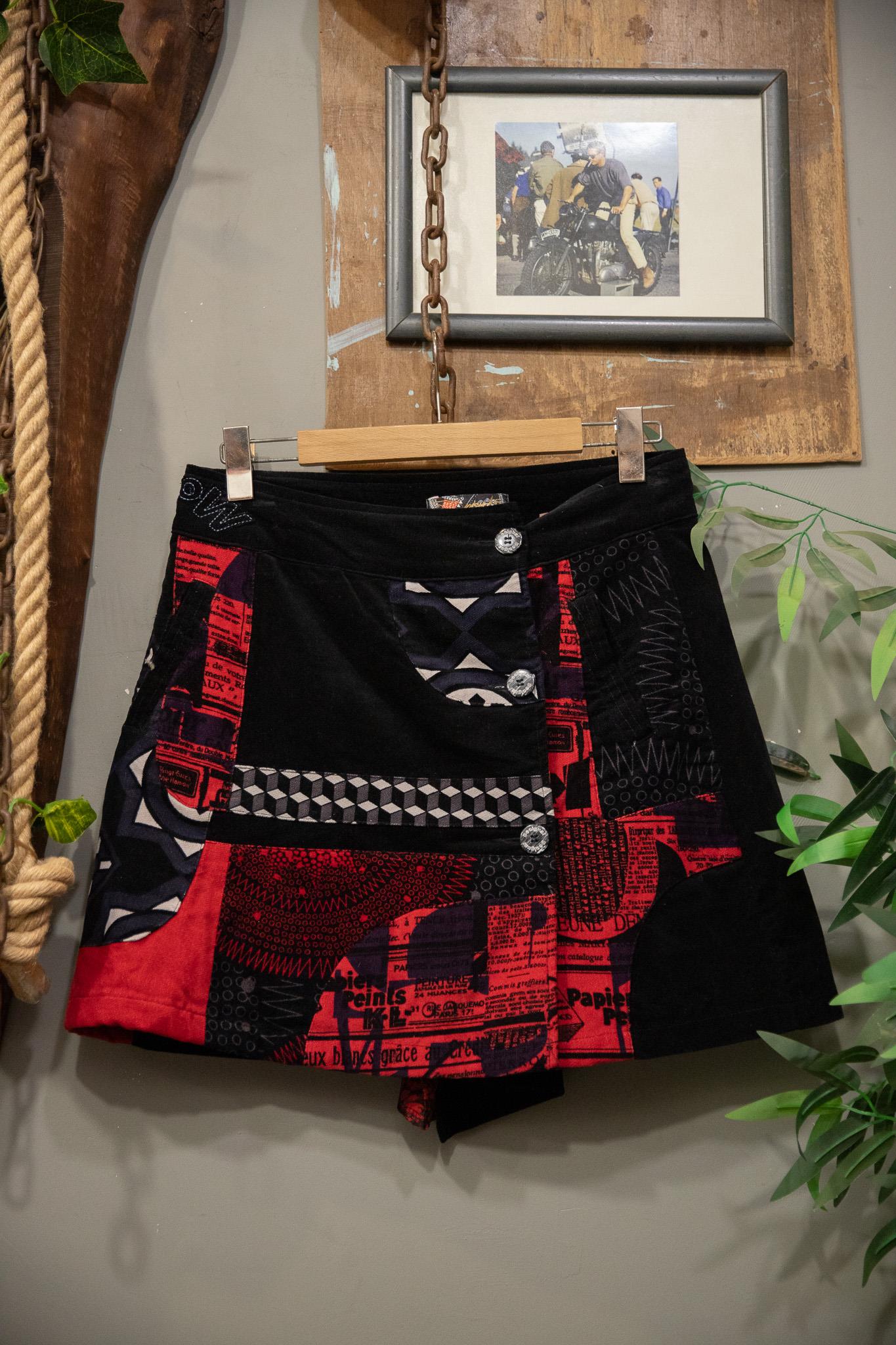 Patchwork Kadife Etek