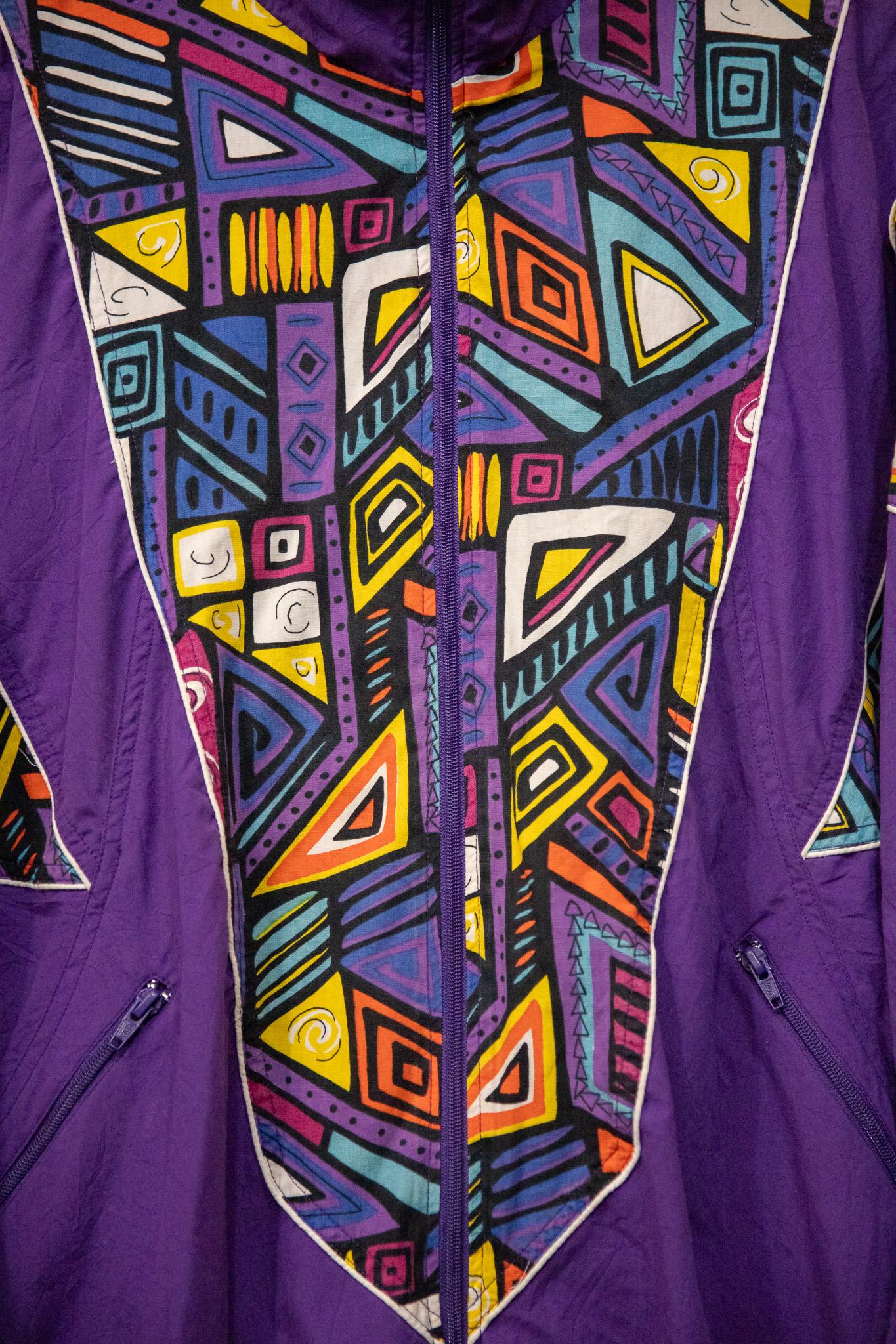 Purple Vibe Bomber Ceket