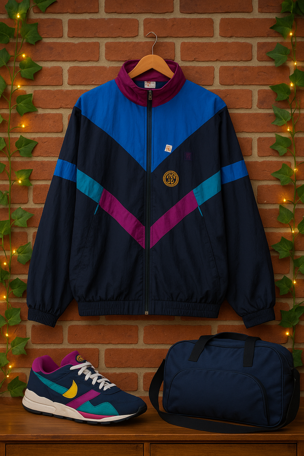 Quality 90s Renkli Spor Ceket