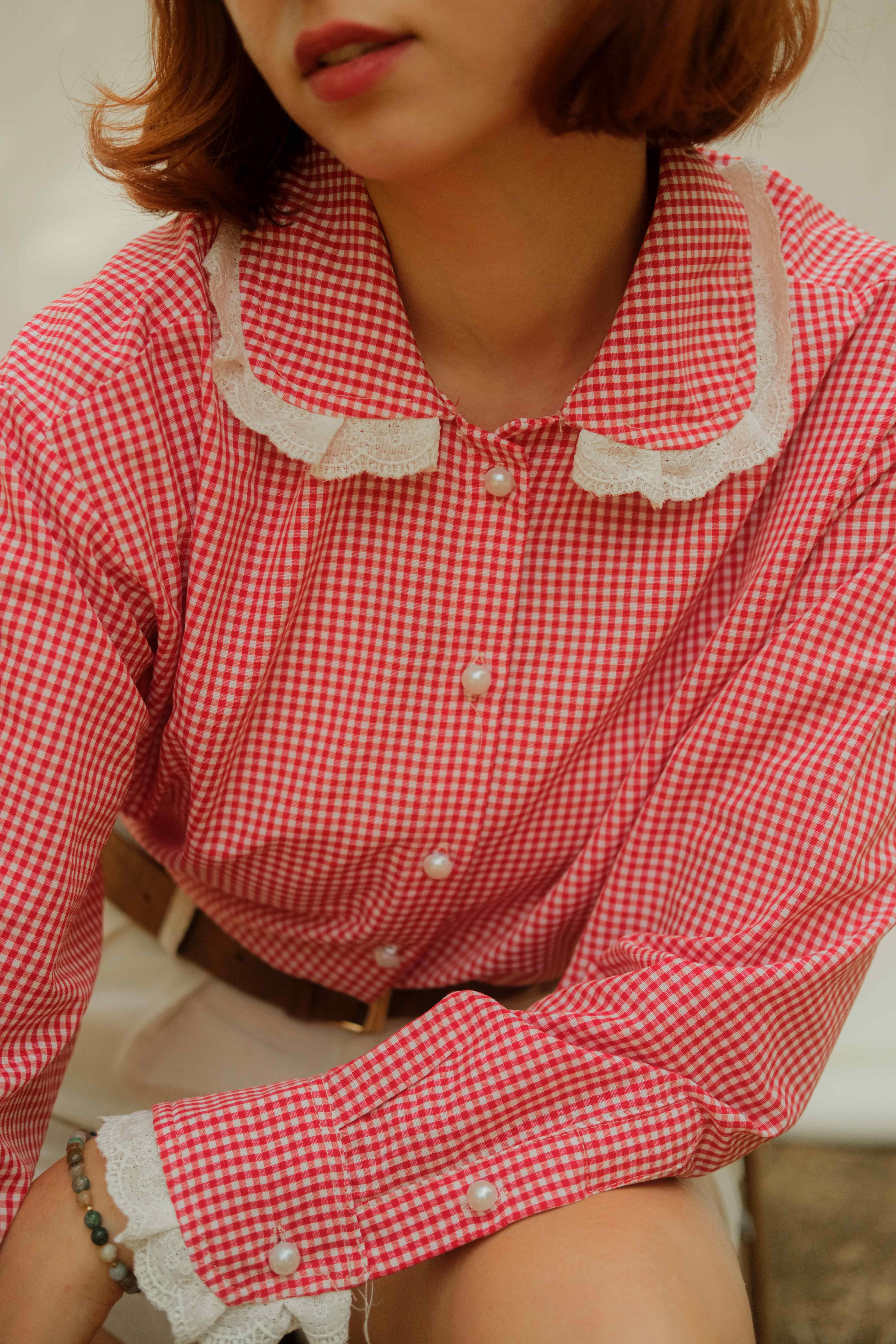 RETRO ALICE WONDERLAND KIRMIZI LONGARM