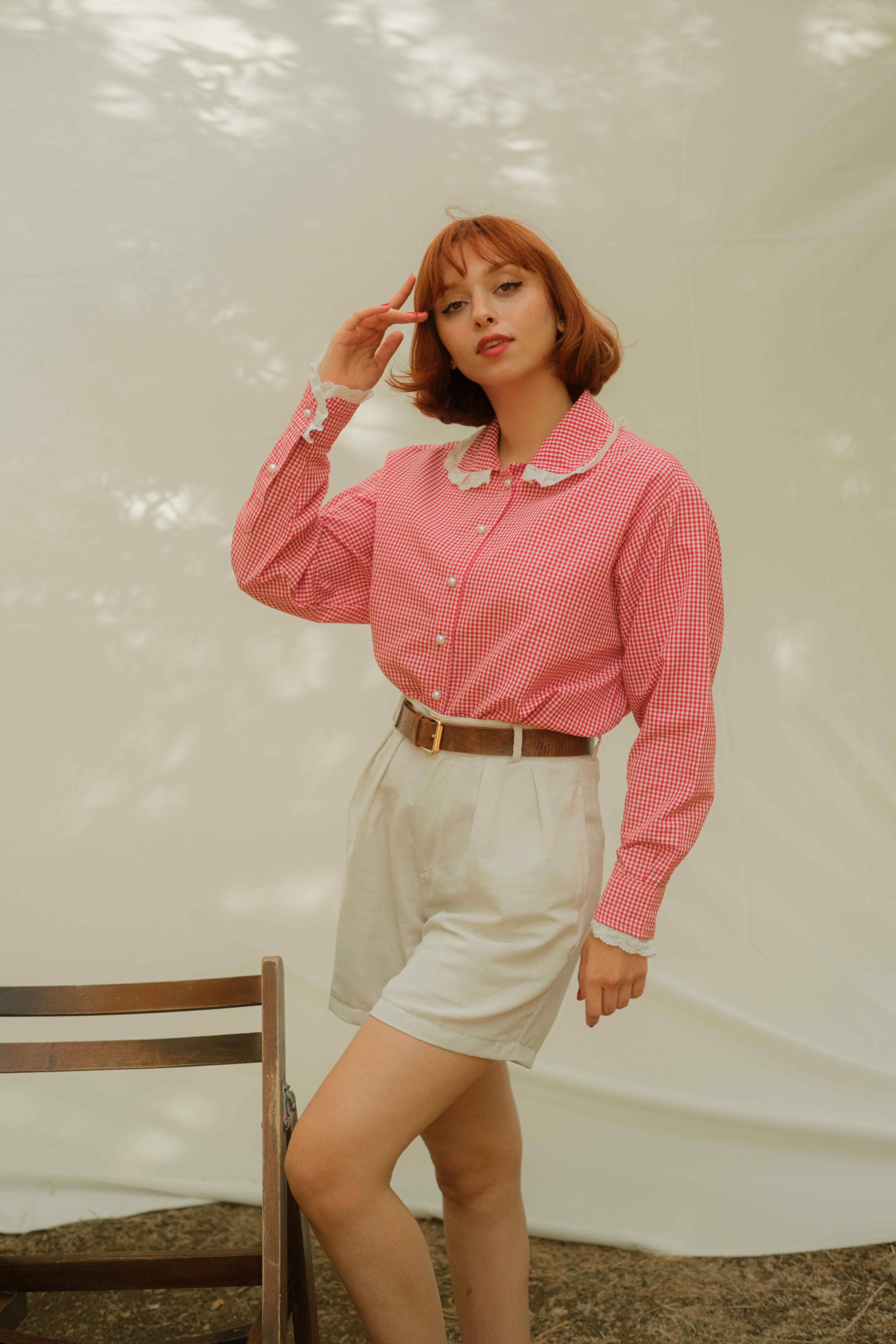 RETRO ALICE WONDERLAND KIRMIZI LONGARM